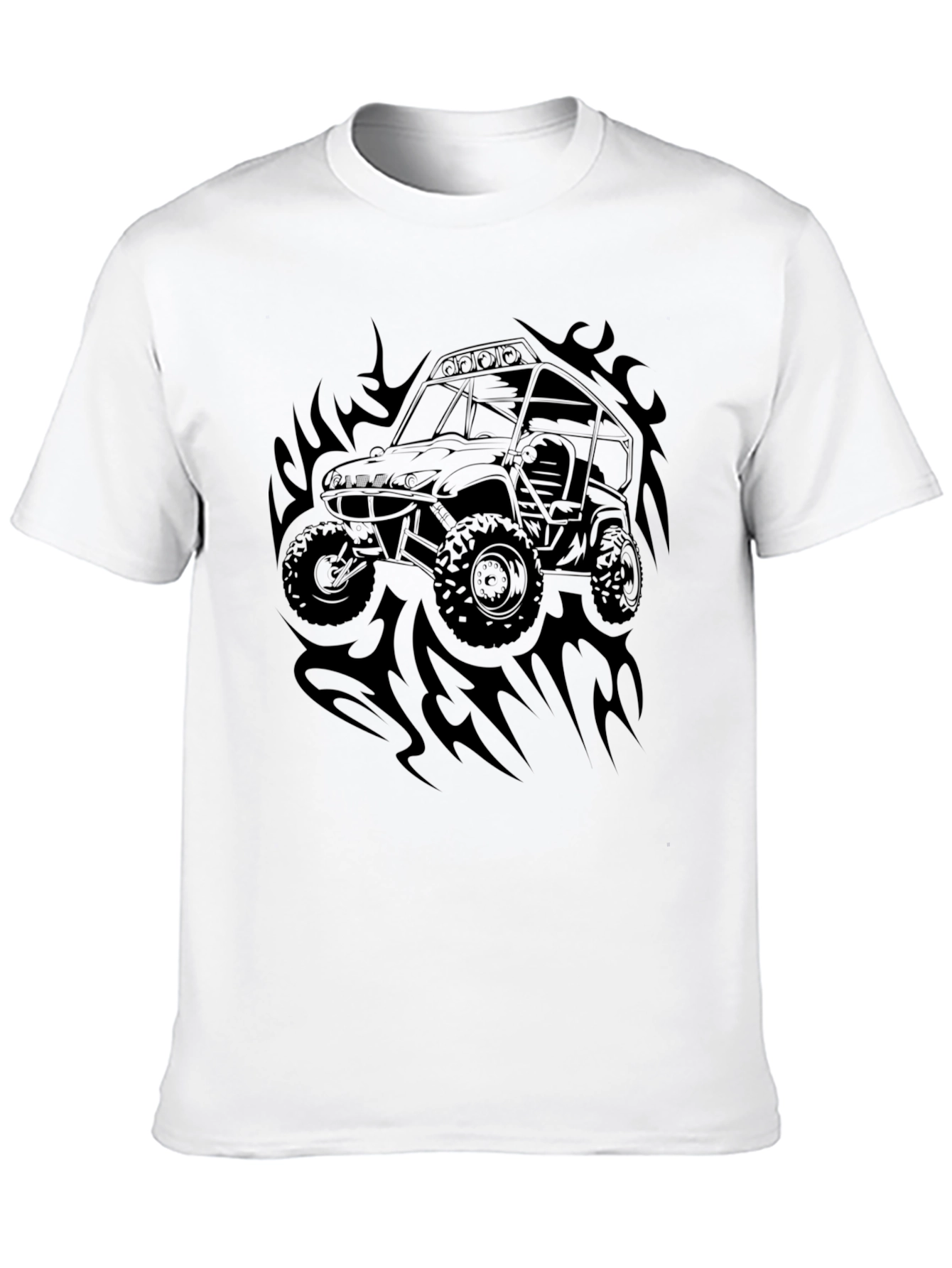 Black Off-Road Vehicle Graphic Tee view 10