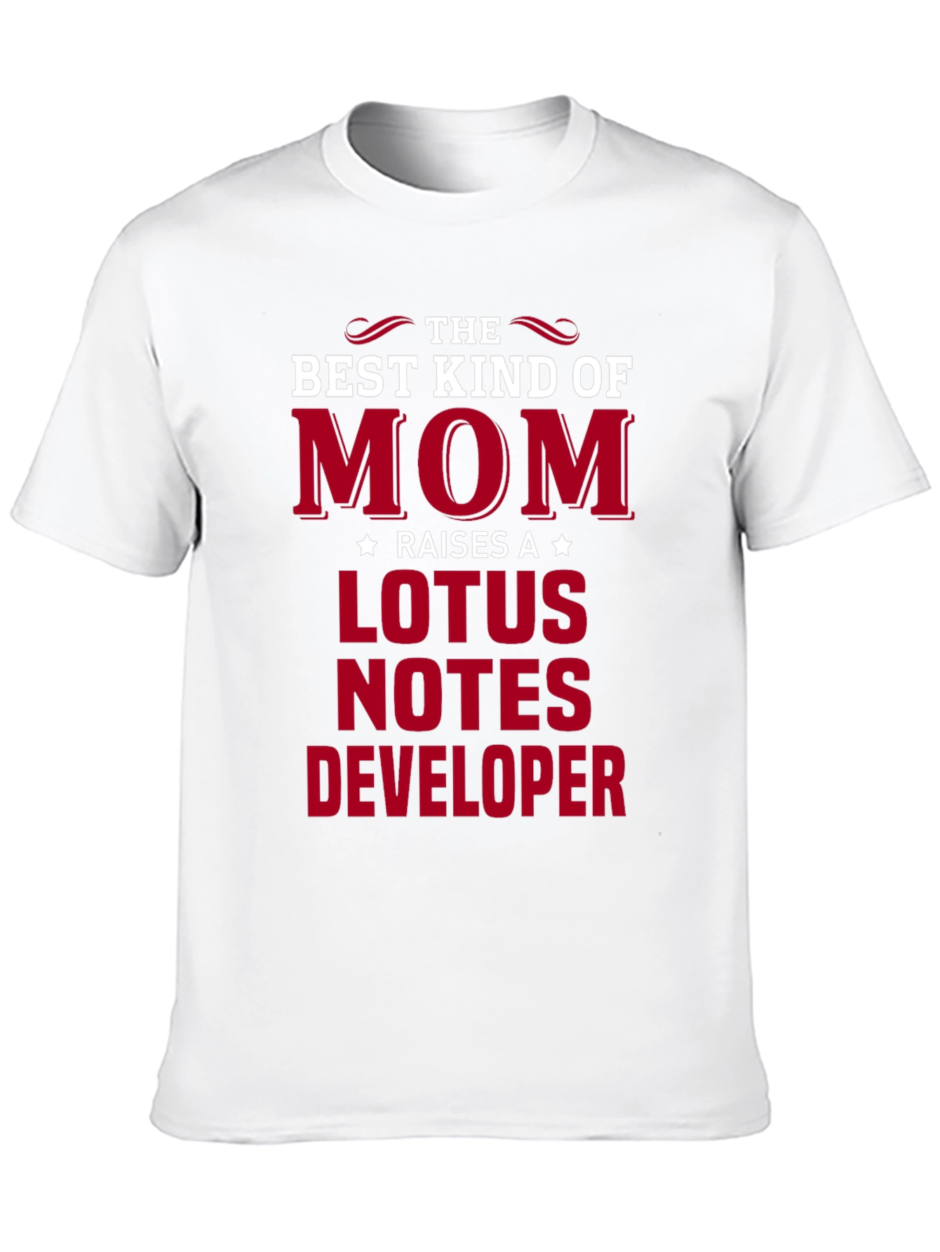 Black Best Kind of Mom Lotus Notes Developer T-Shirt view 10