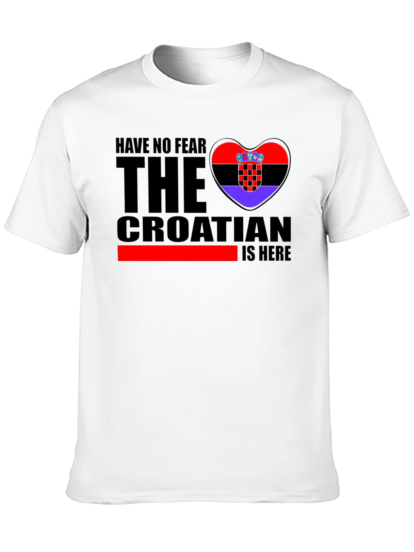 Croatian Pride Black T-Shirt - Have No Fear - 10