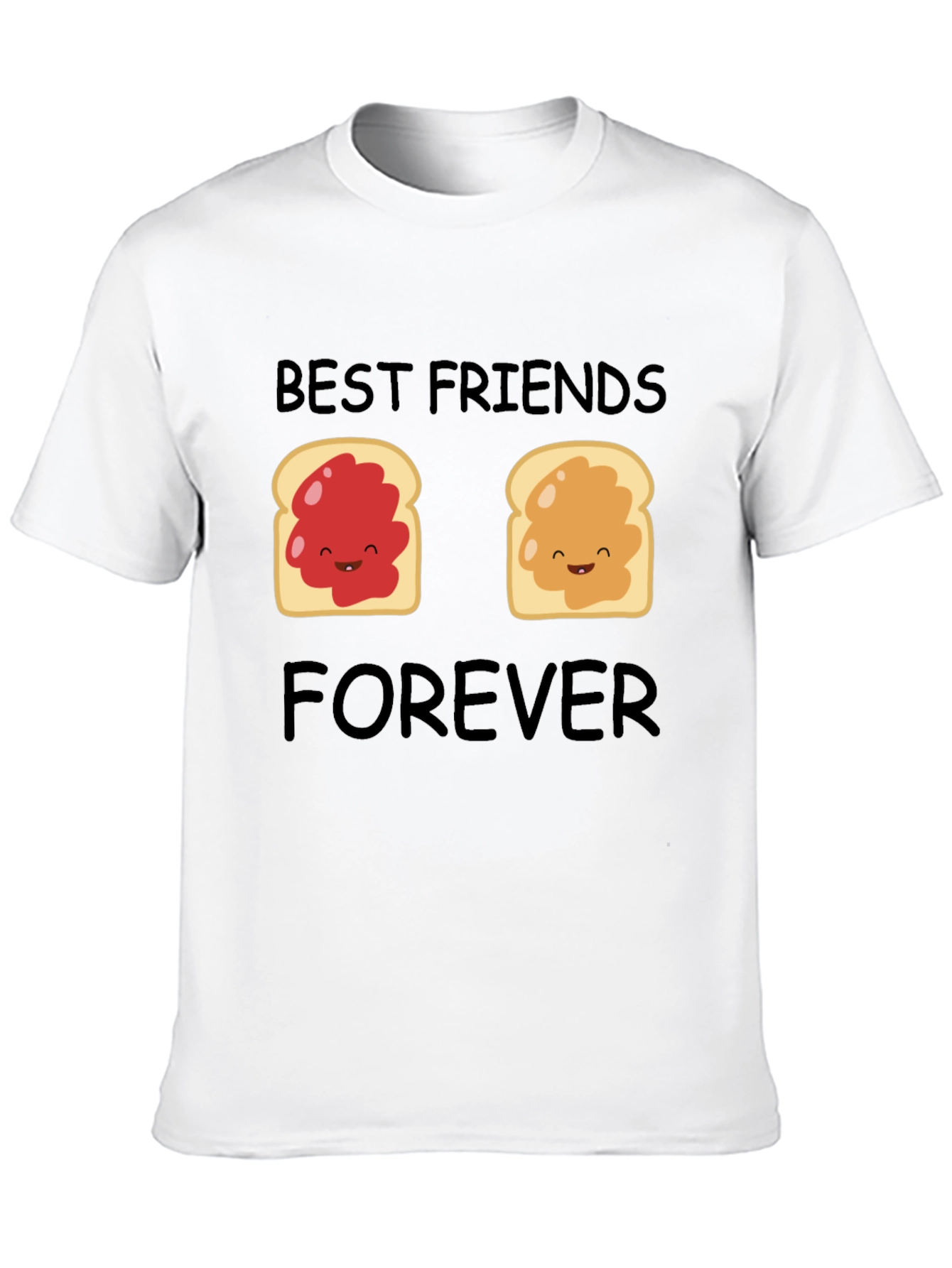 Black Best Friends Forever T-Shirt view 10