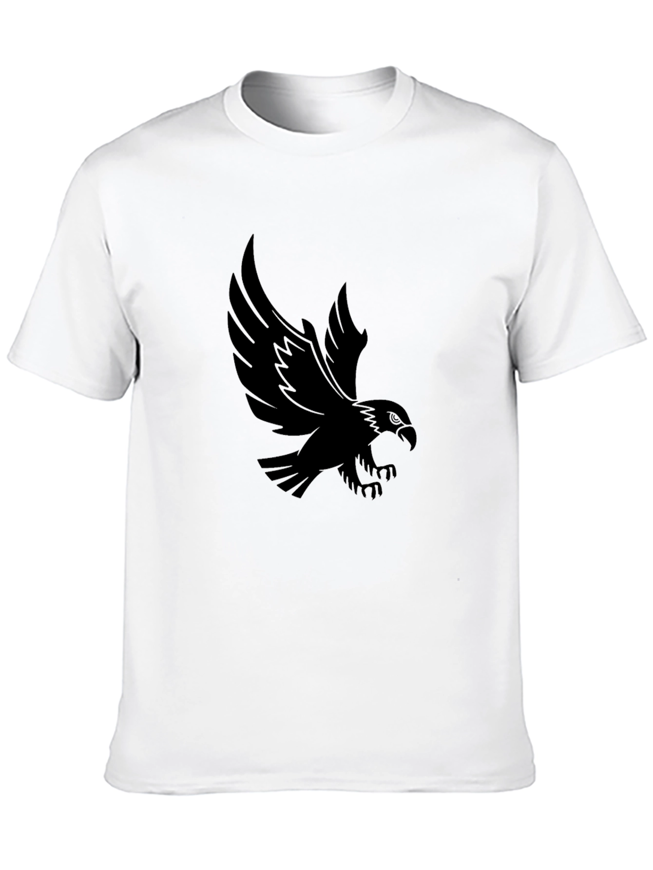 Black Black Eagle Graphic Tee - Men's Cool Casual Shirt view 10