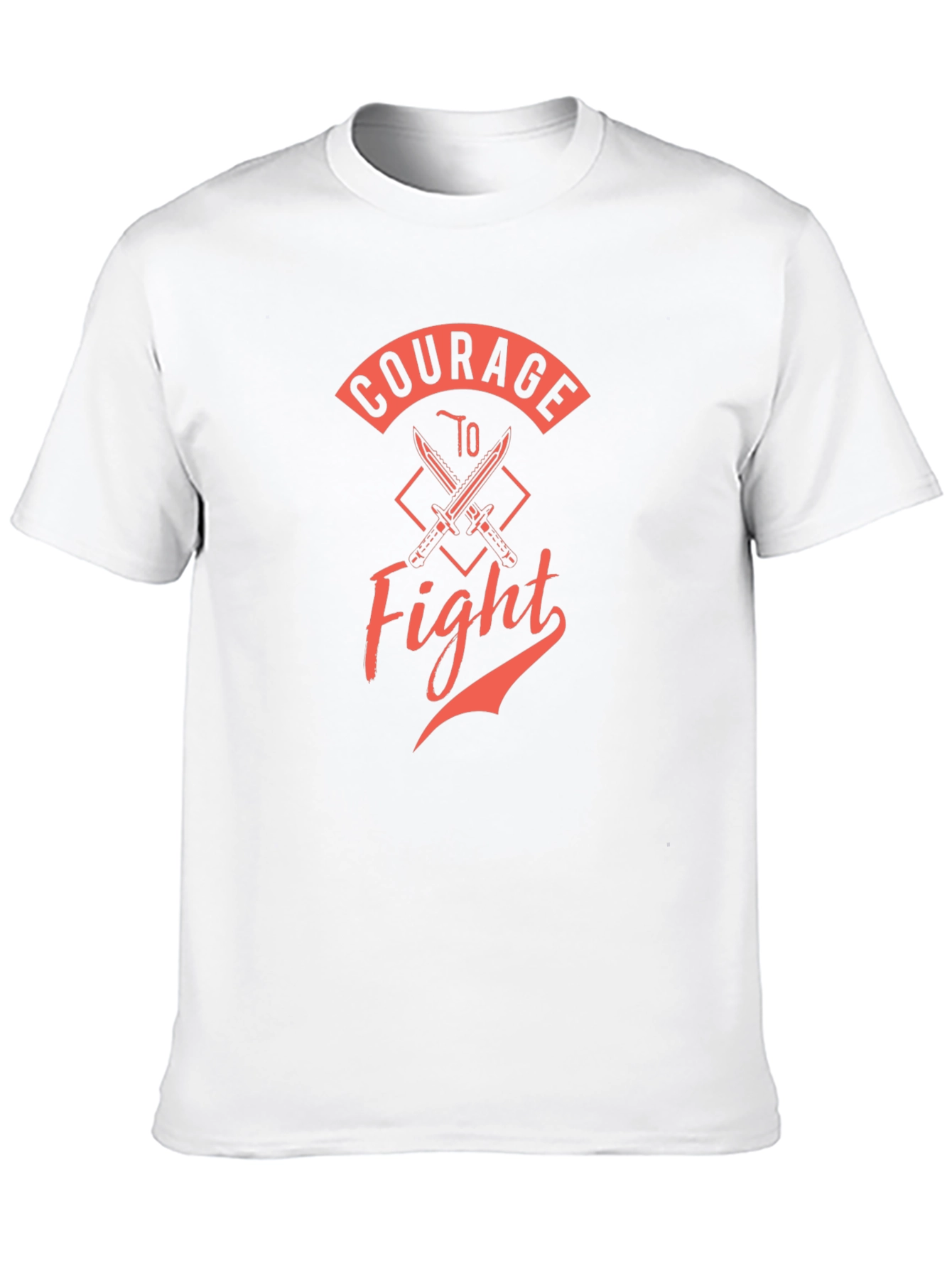 Black Courage to Fight Black Graphic Tee view 10