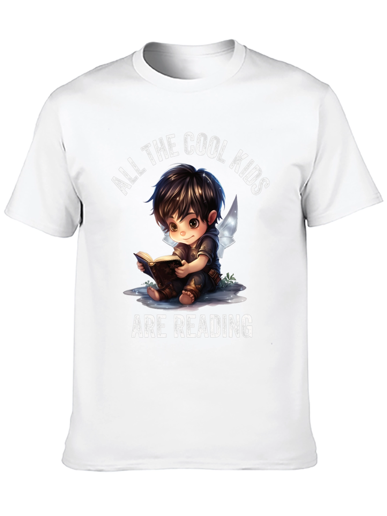 Black Cool Kids Reading Graphic T-Shirt view 10