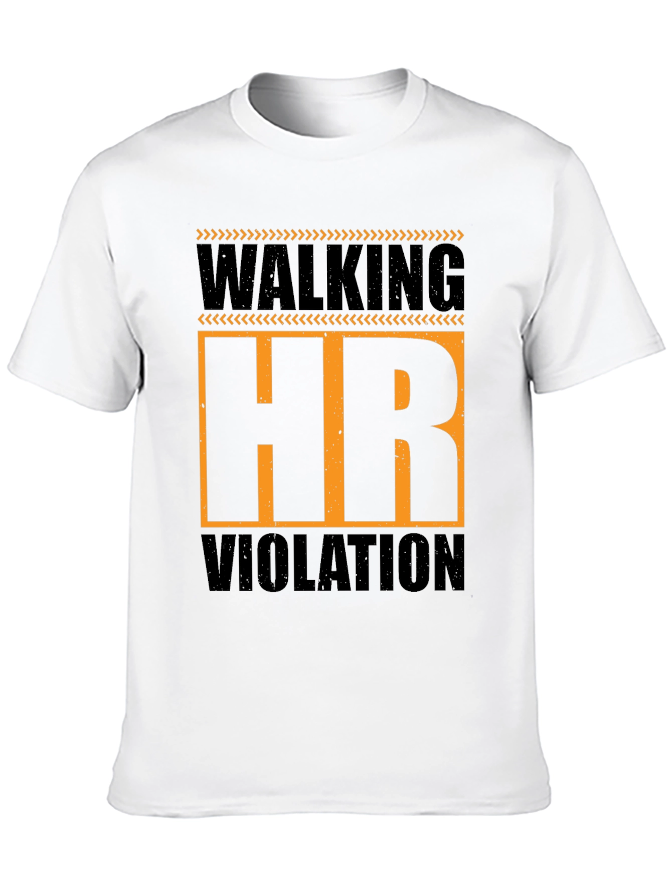Black Walking HR Violation Graphic T-Shirt view 10