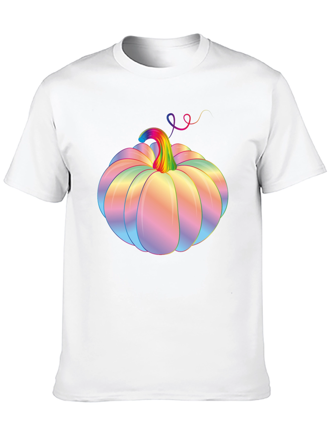 Black Rainbow Pumpkin Graphic Tee - Fall Fashion view 10