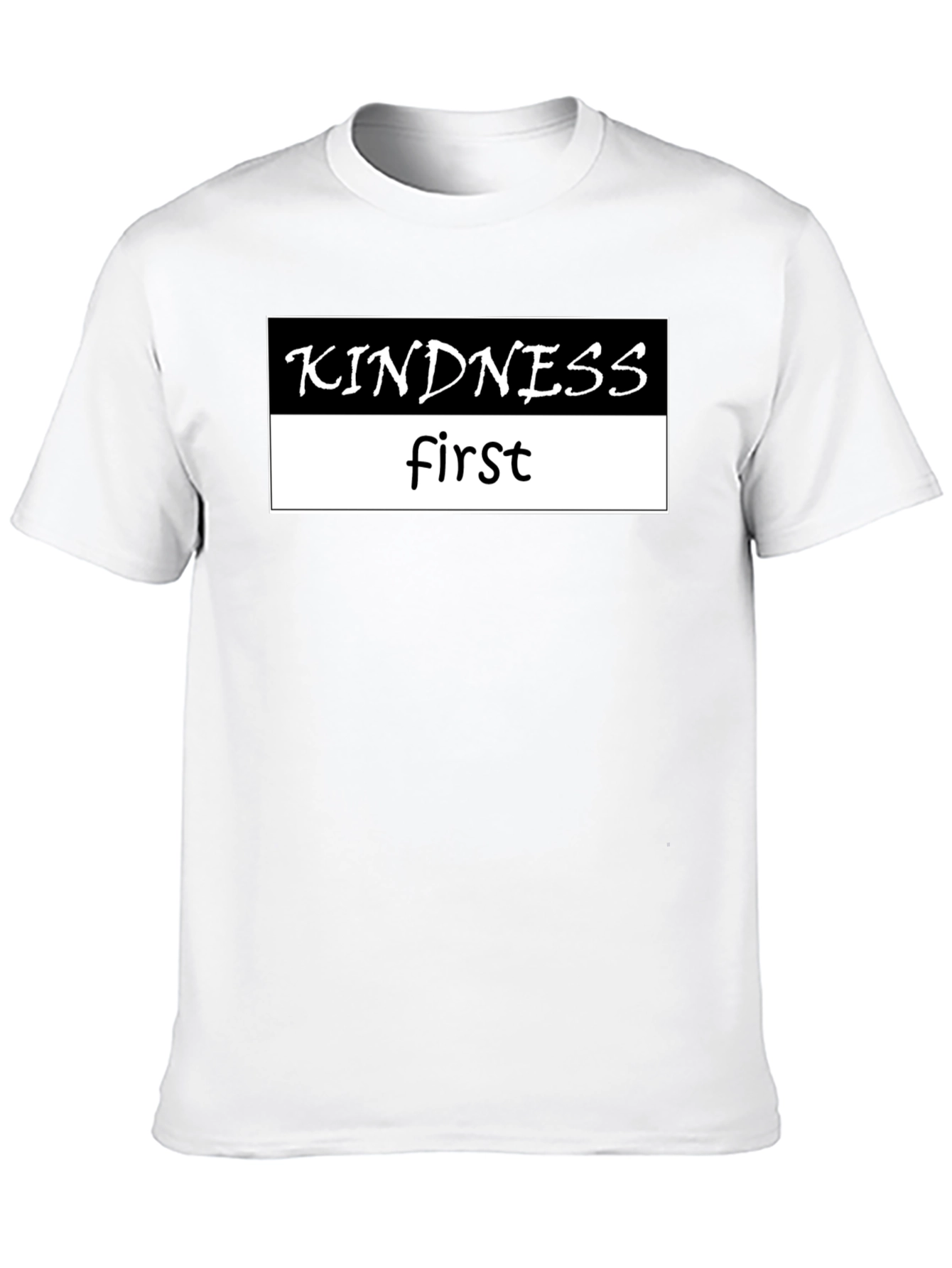Black Kindness First Black Graphic Tee view 10