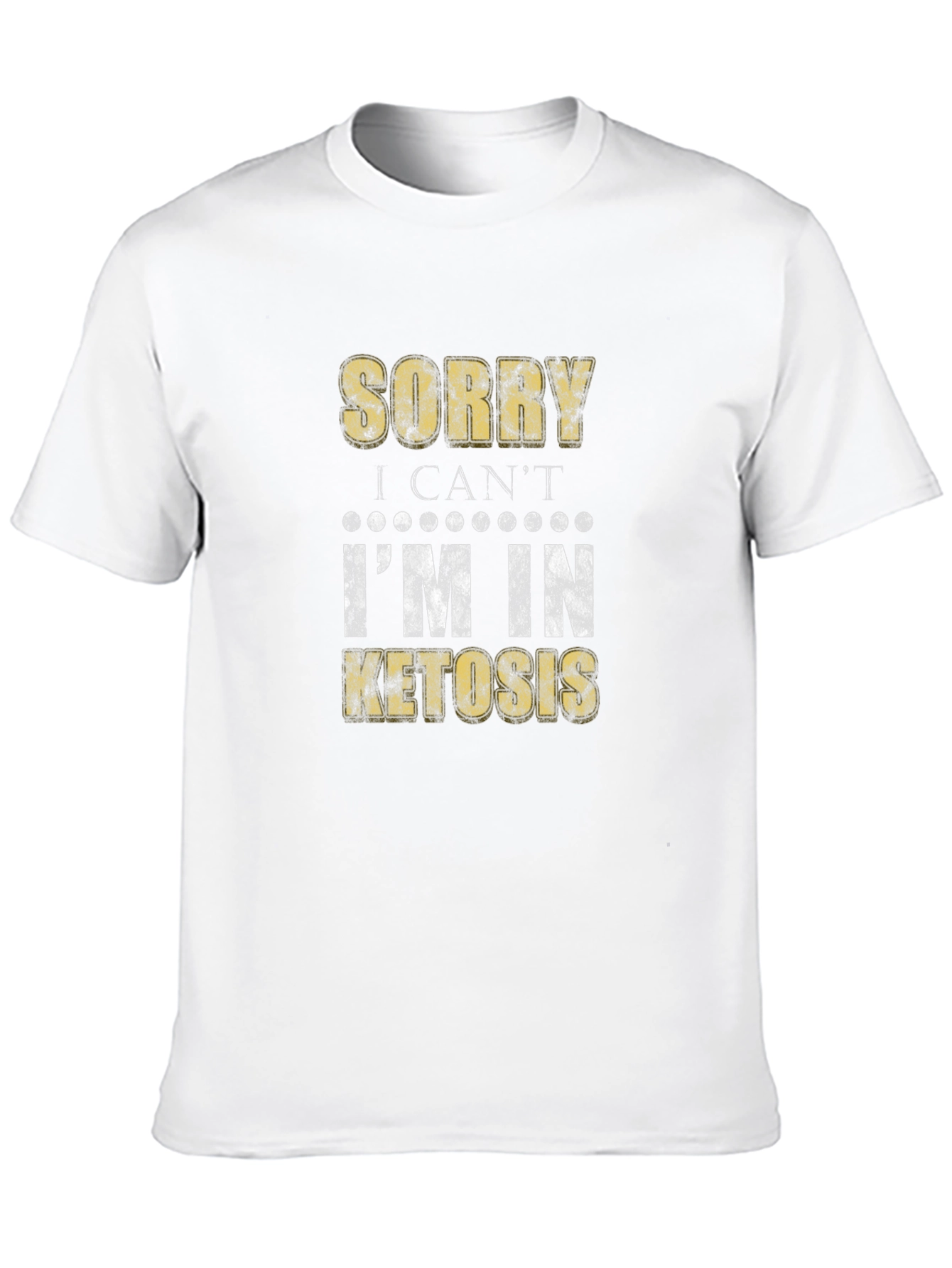 Black Sorry I Can't I'm In Ketosis T-Shirt view 10