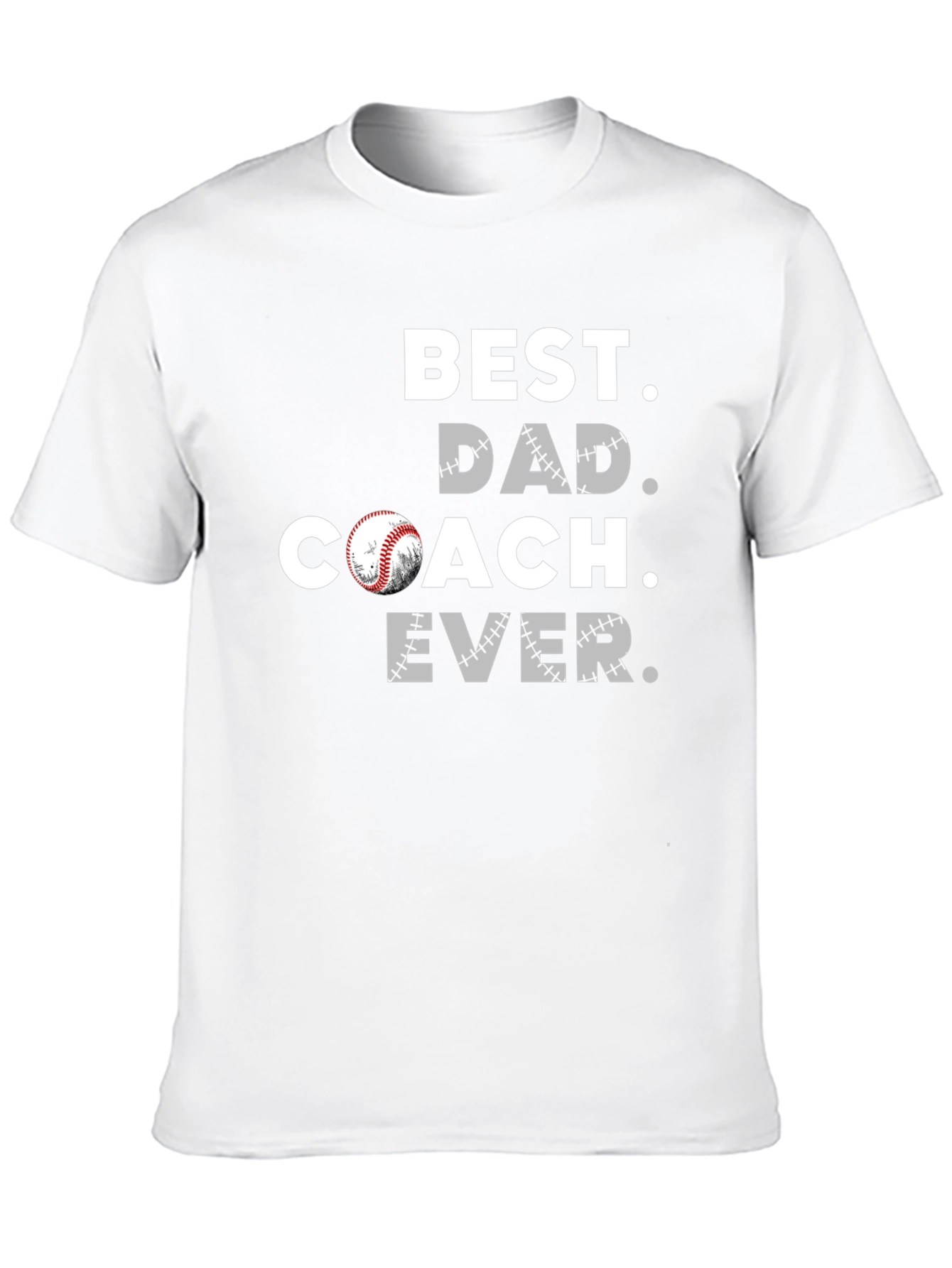 Black Best Dad Coach Ever T-Shirt view 10