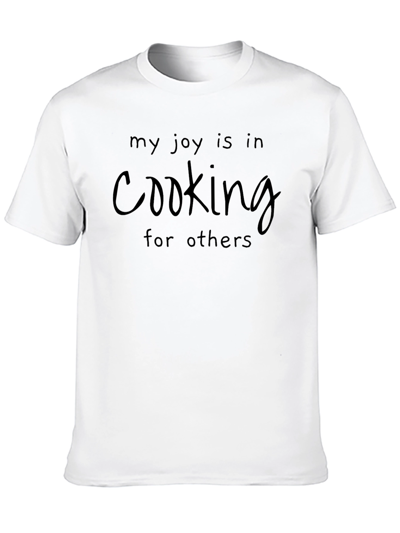 Black My Joy Is In Cooking T-Shirt - Black Crew Neck view 10
