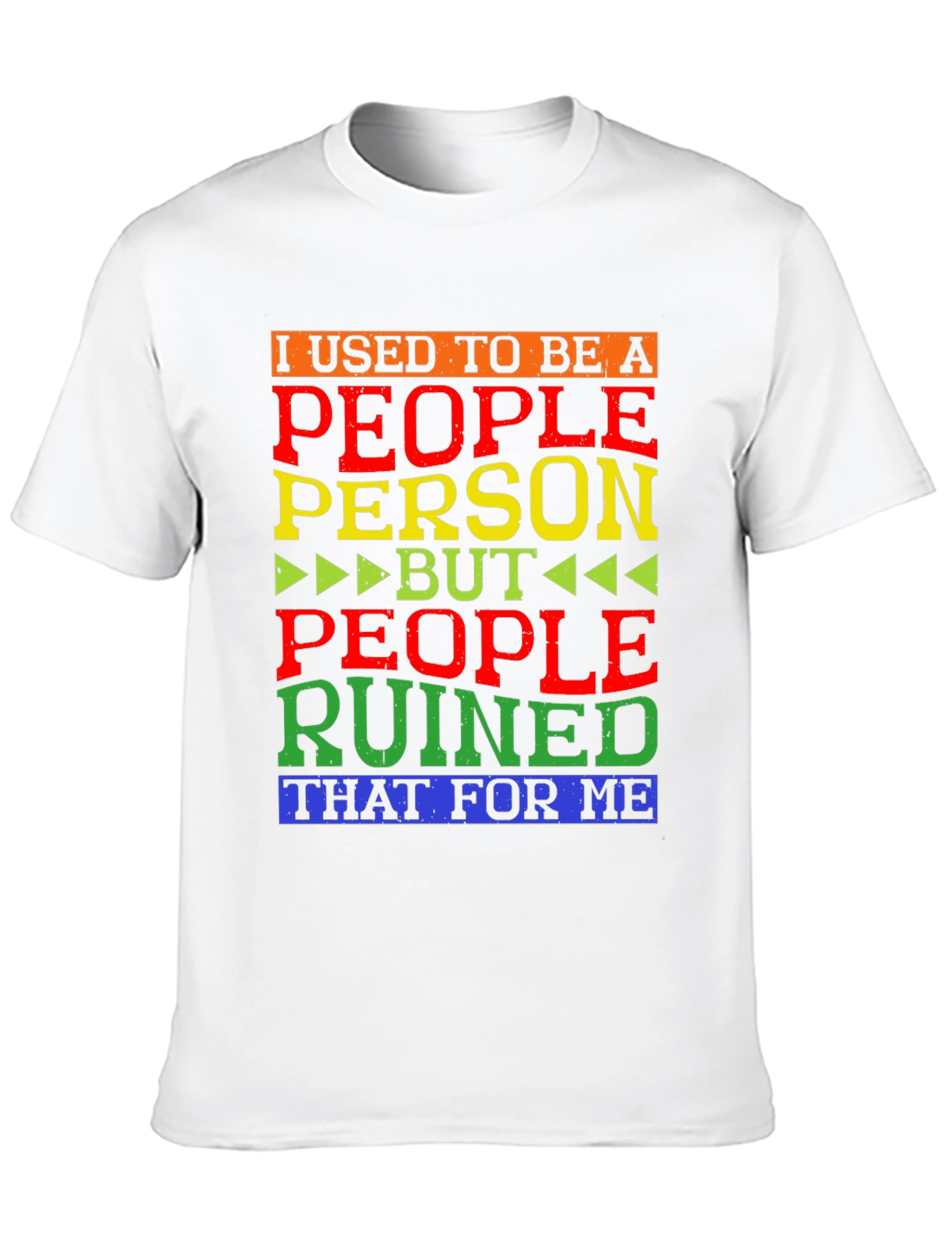 Black People Person Ruined Me T-Shirt view 10