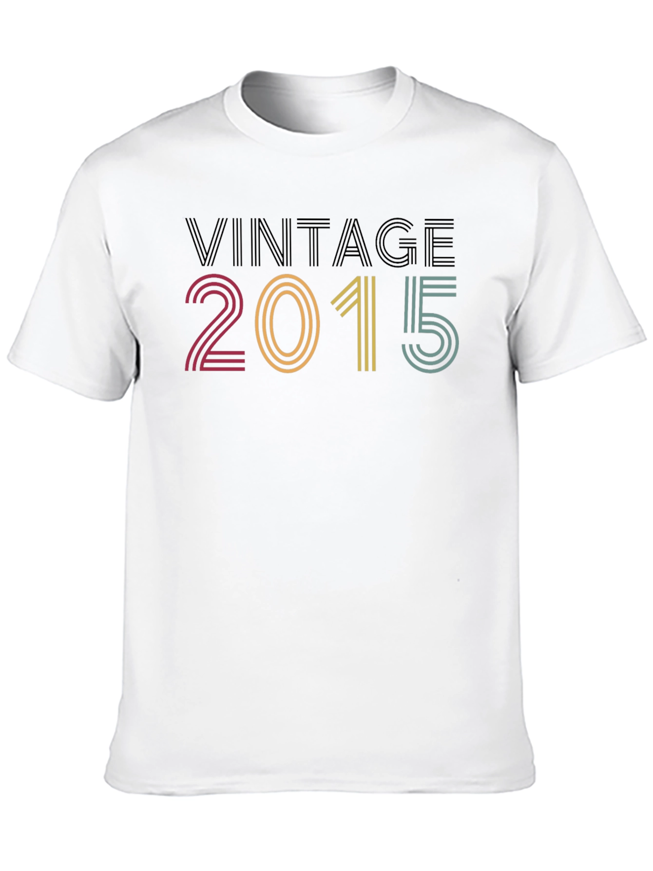 Vintage 2015 Graphic T-Shirt - 10