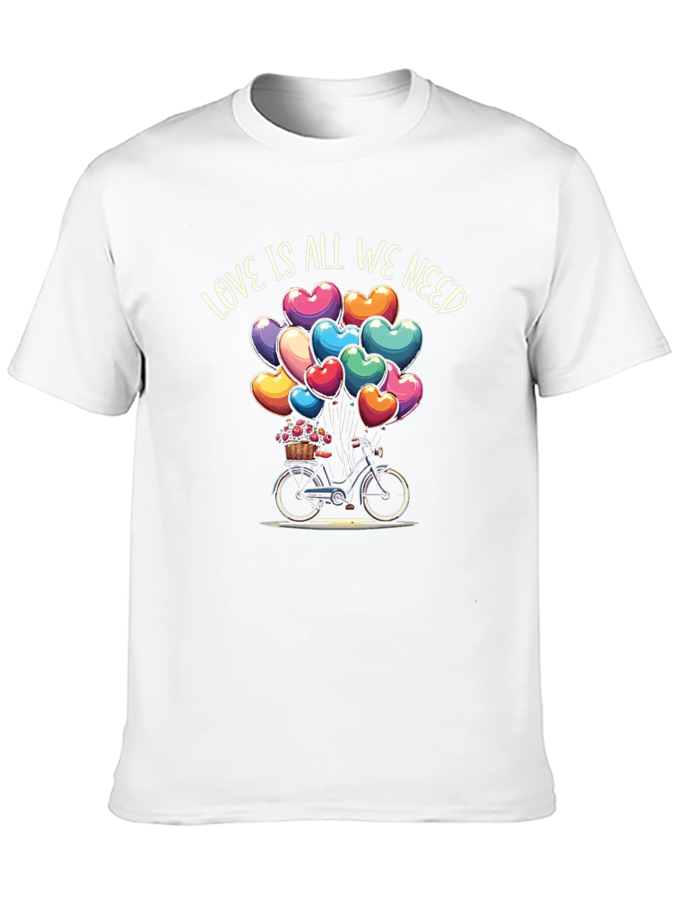 Black Love Is All We Need Bicycle T-Shirt view 10