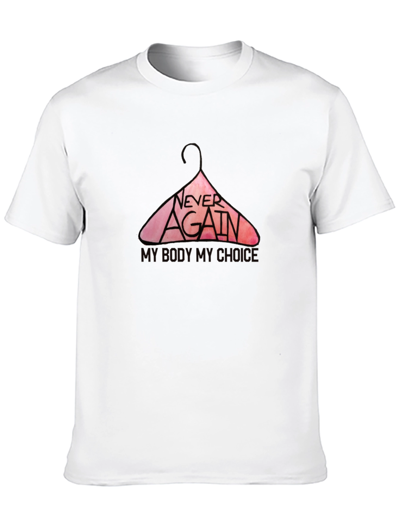 Black Never Again My Body My Choice Pro Choice T-Shirt view 10