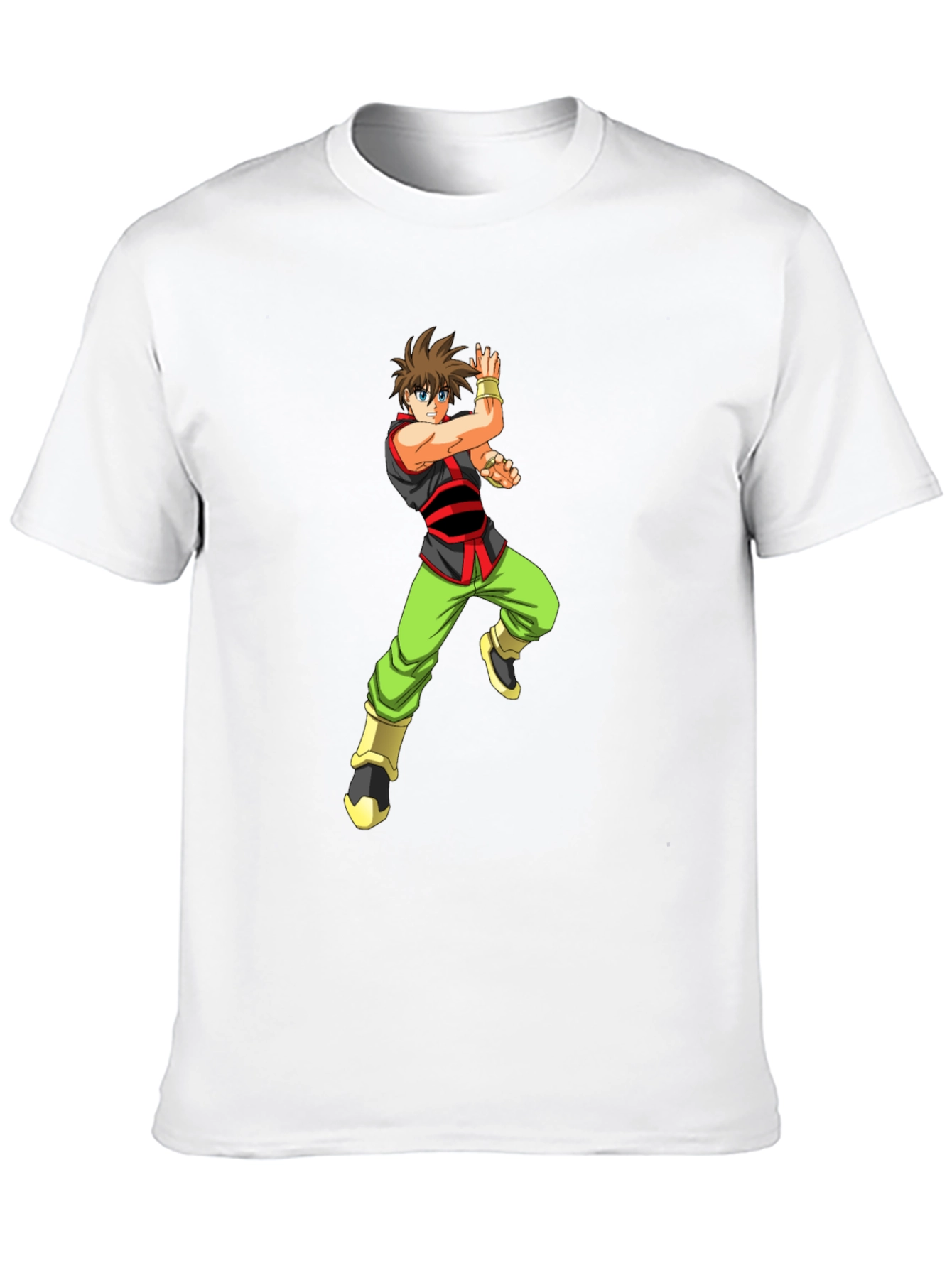 Anime Warrior Black T-Shirt - 10