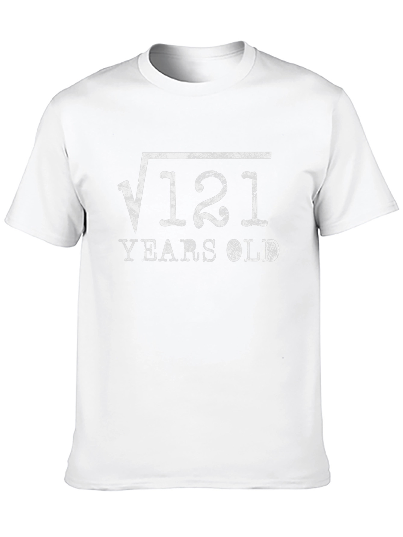 Black Square Root 121 Years Old T-Shirt Funny Math Birthday Tee view 10