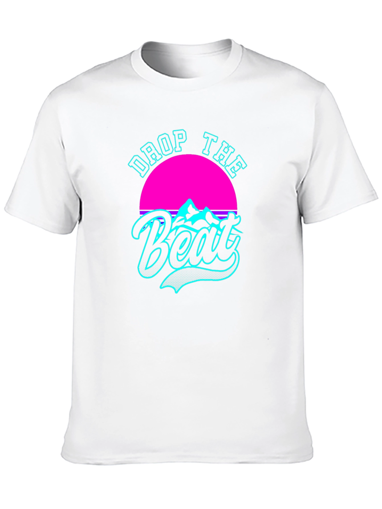Black Retro Drop The Beat Black T-Shirt view 10