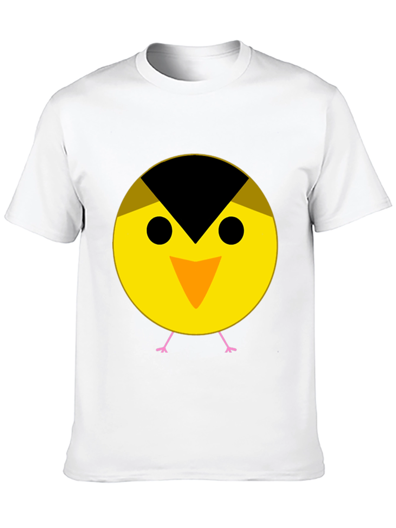 Black Cute Bird Graphic Tee - Black view 10