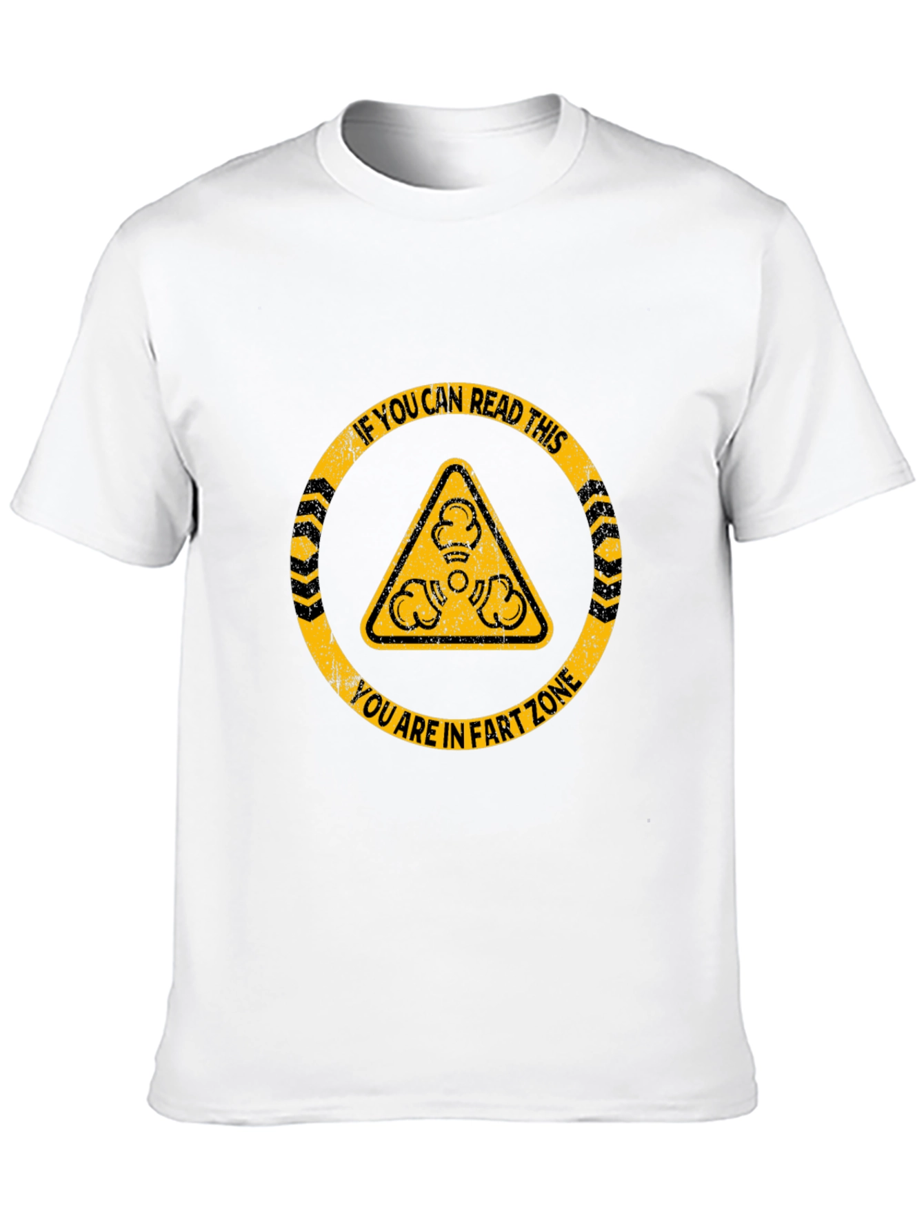 Black Fart Zone Novelty Graphic T-Shirt view 10