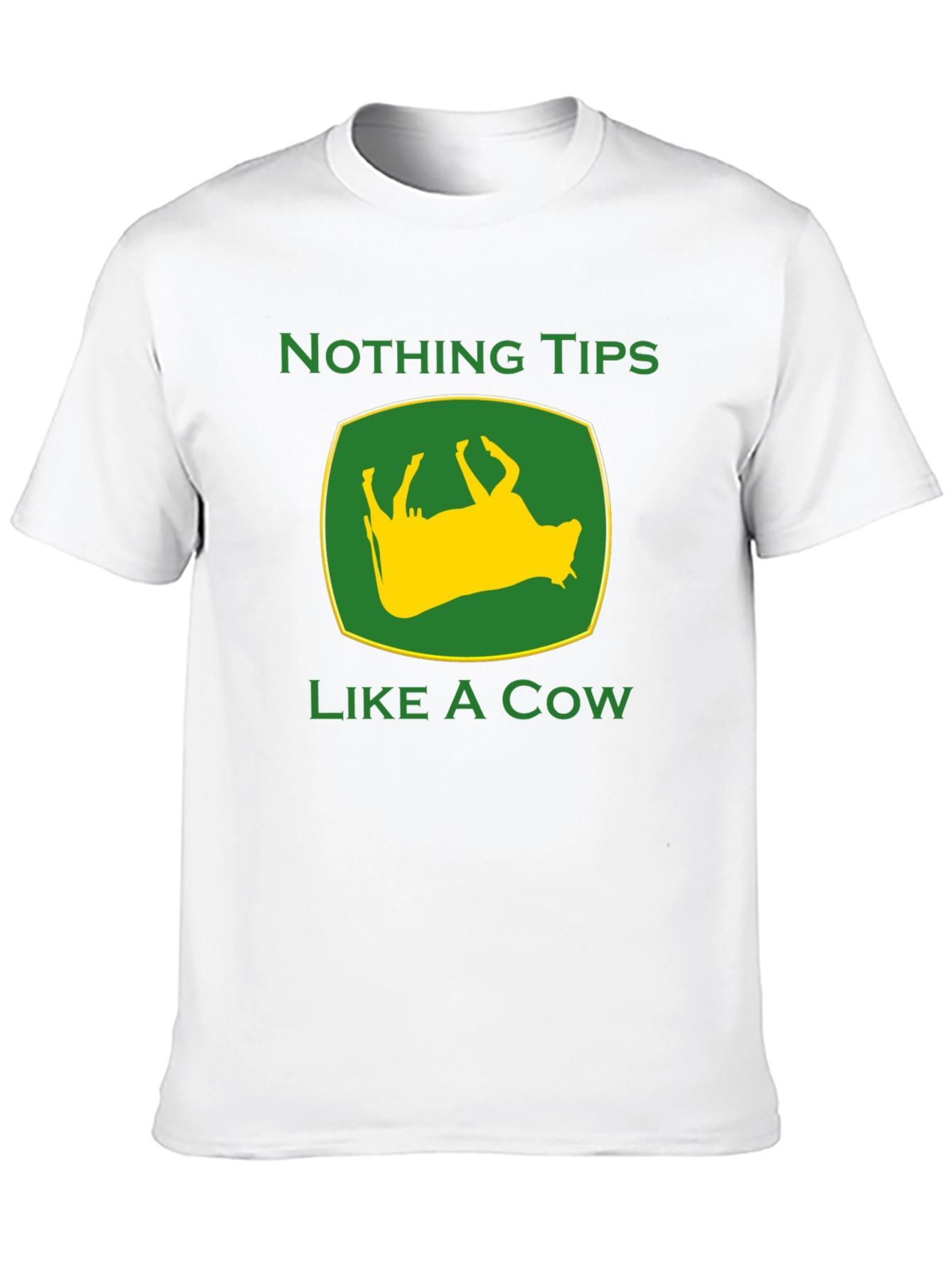 Black Funny Nothing Tips Like A Cow Graphic Tee view 10