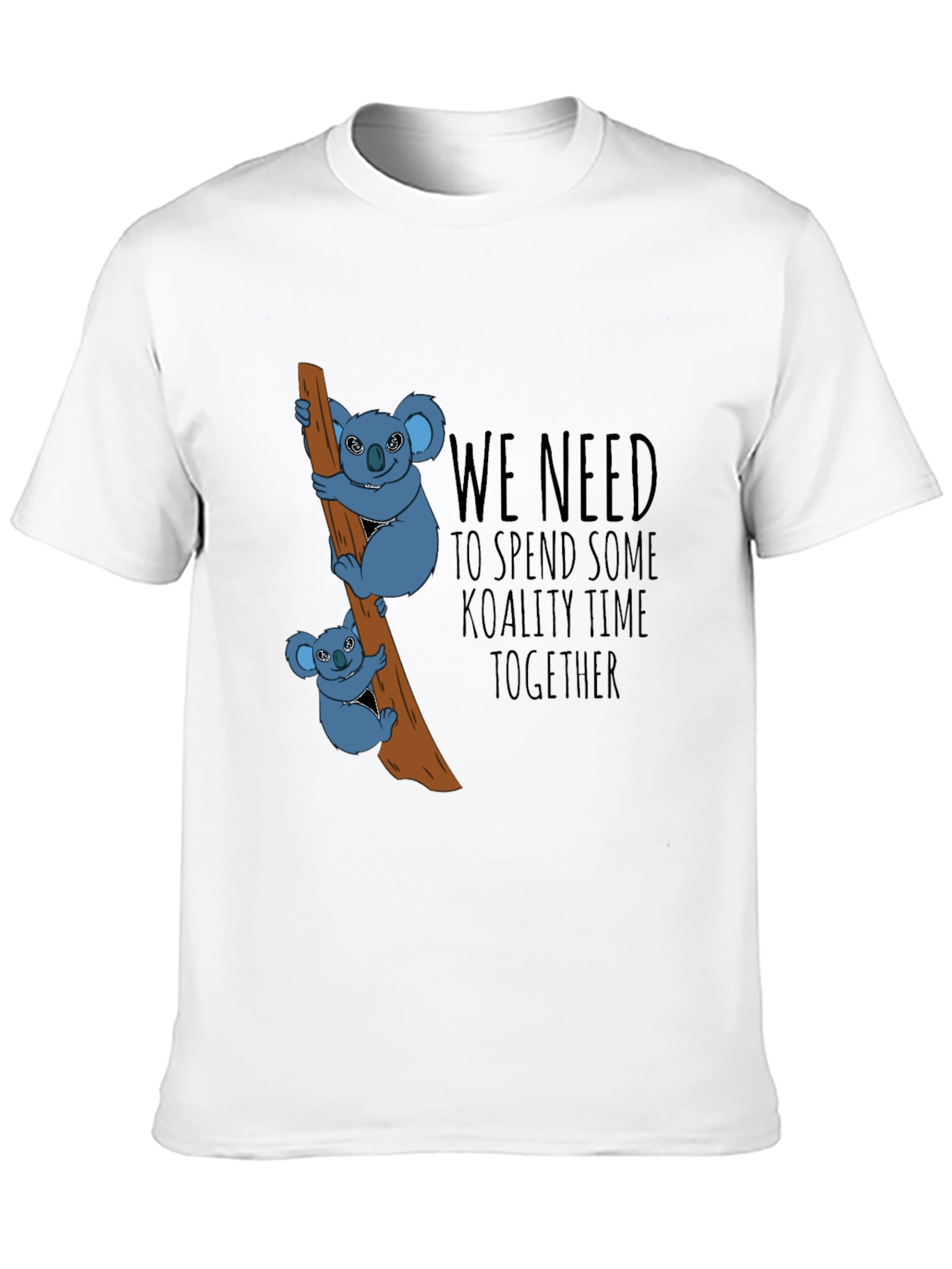 Black Koala Quality Time Graphic Tee view 10