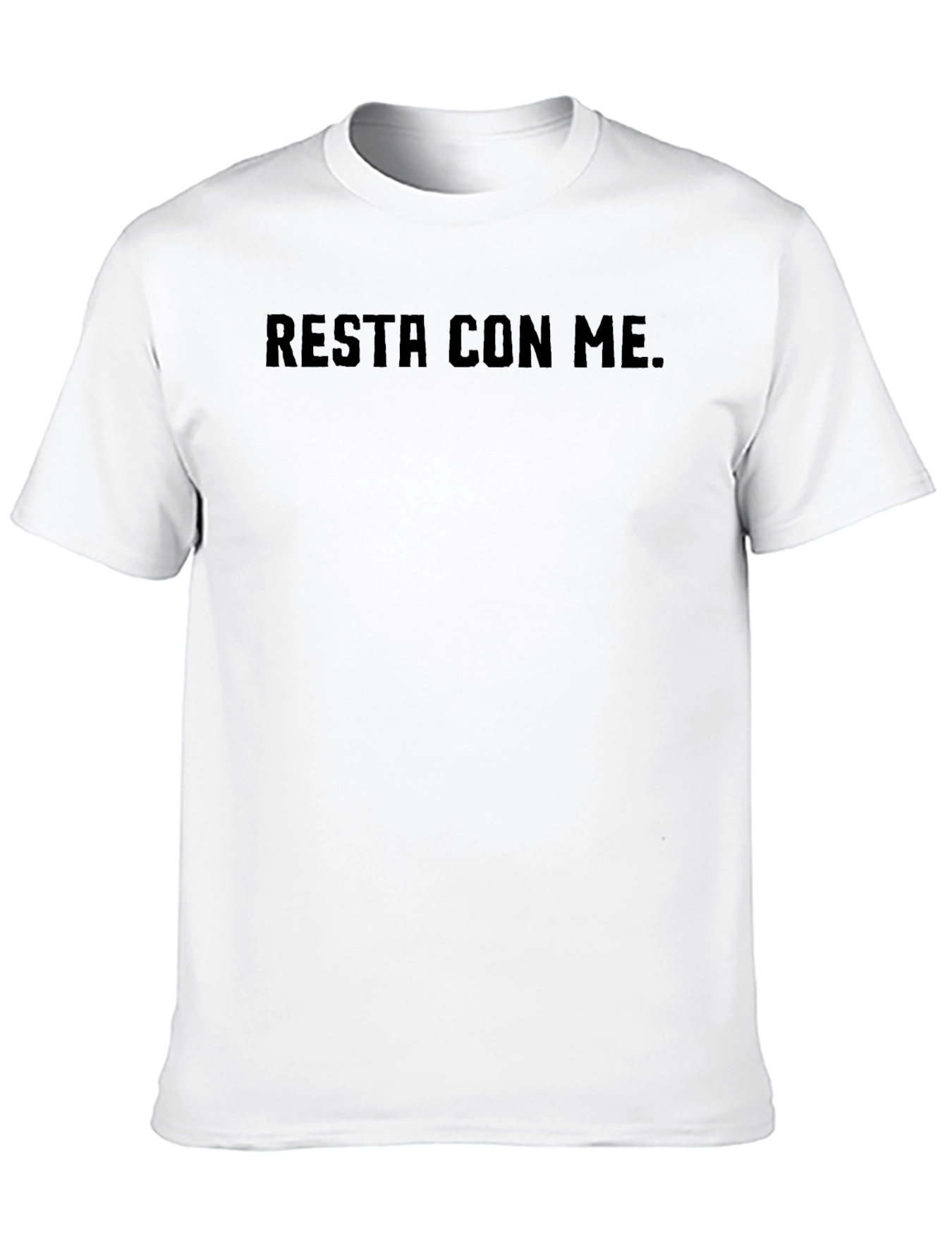 Black Resta Con Me T-Shirt - Stay With Me in Spanish view 10