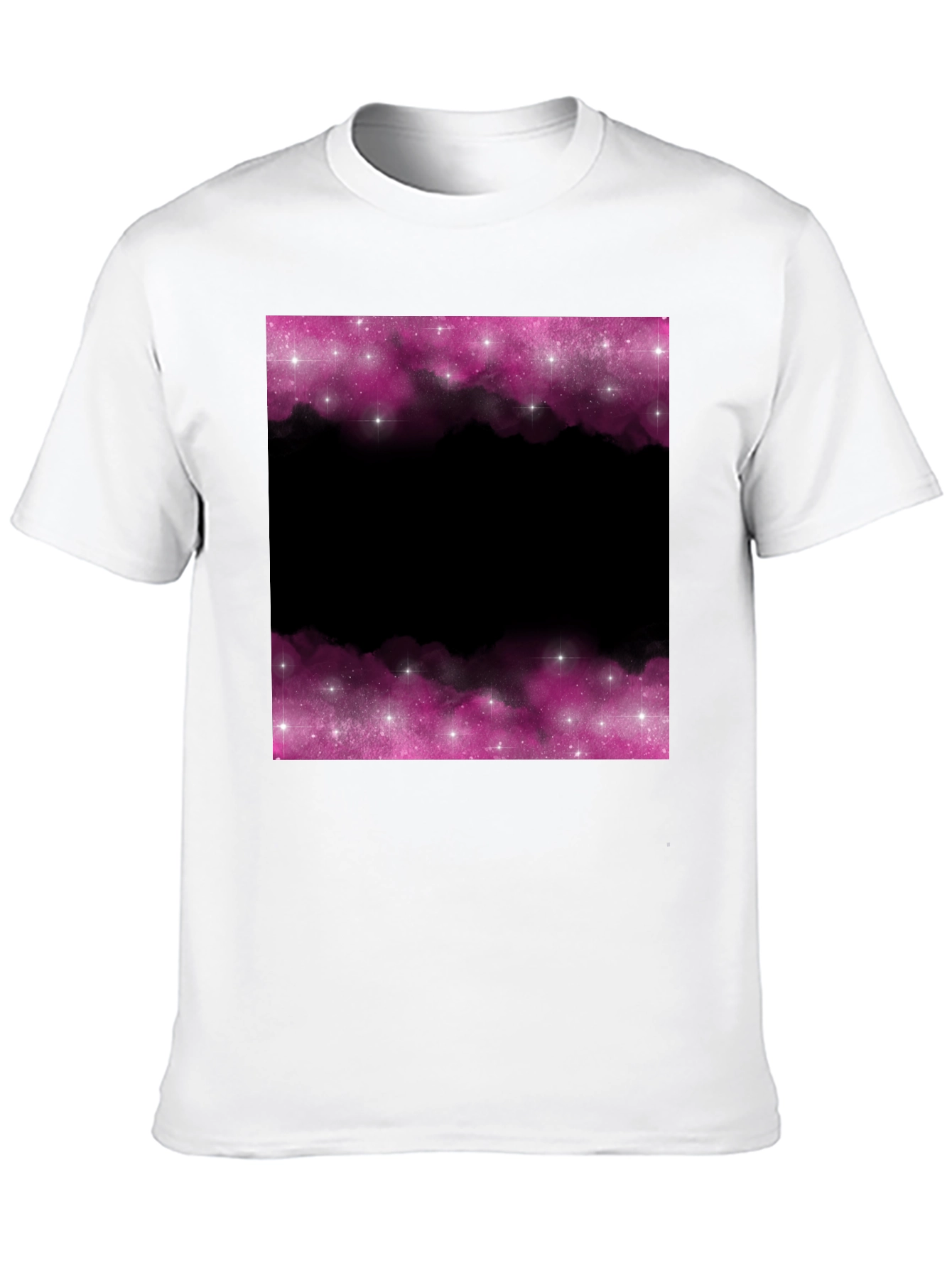 Black Galaxy Dreams T-Shirt - Black Space Design view 10