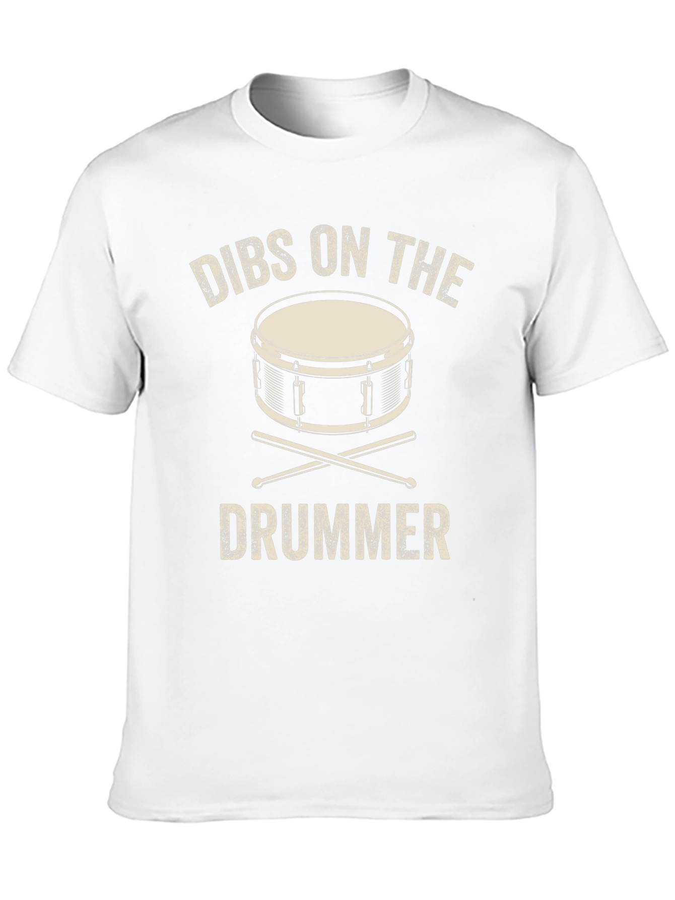 Black Dibs on the Drummer Graphic T-Shirt - Music Lover Tee view 10