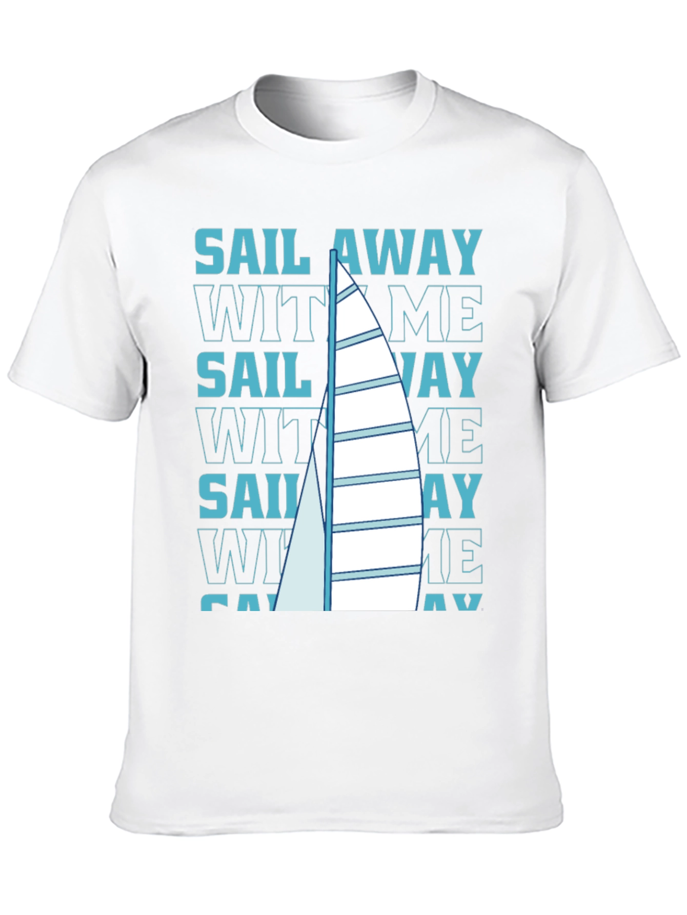 Black Sail Away With Me Graphic Tee view 10
