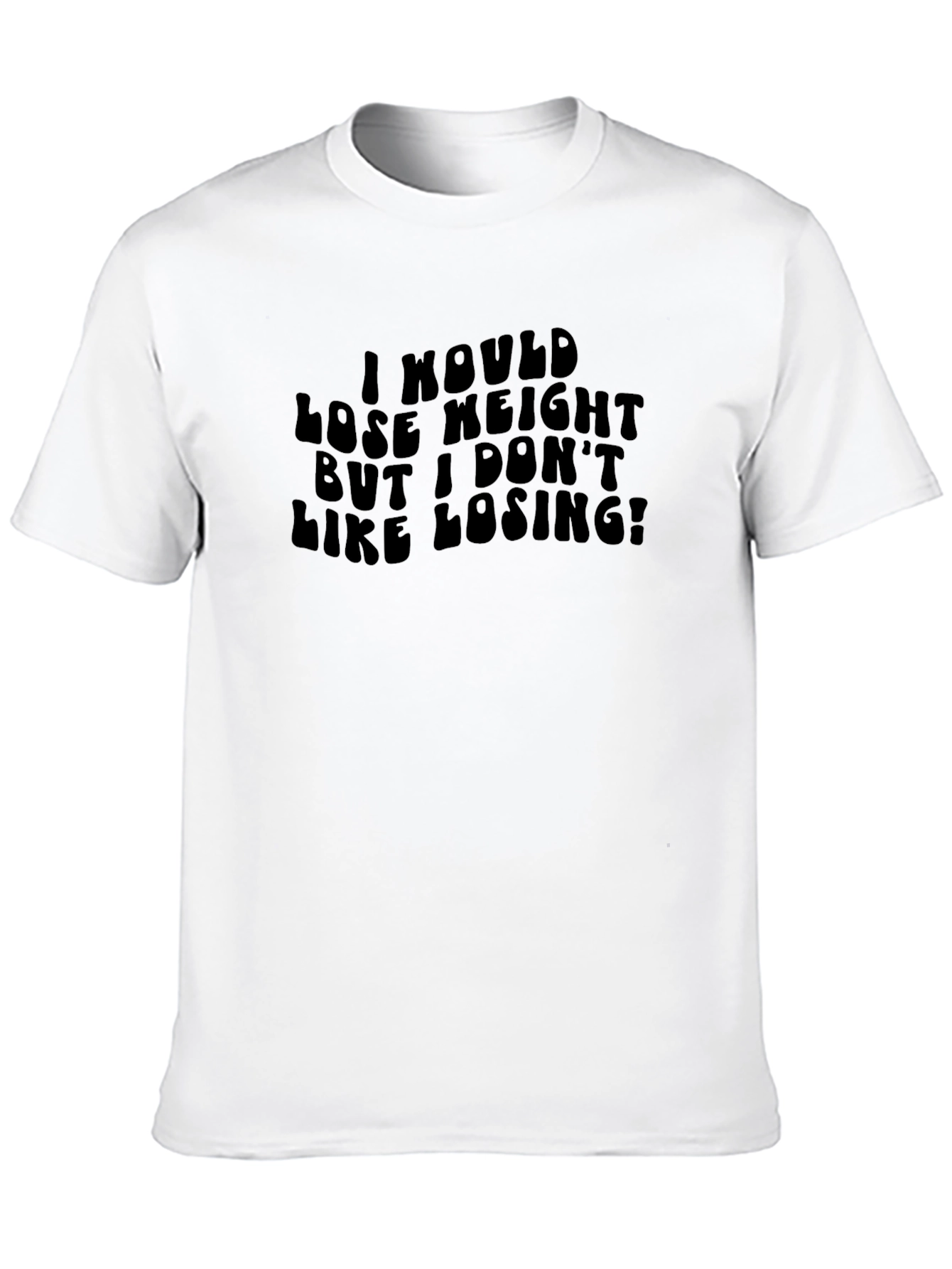 Black Funny I Don't Like Losing T-Shirt view 10