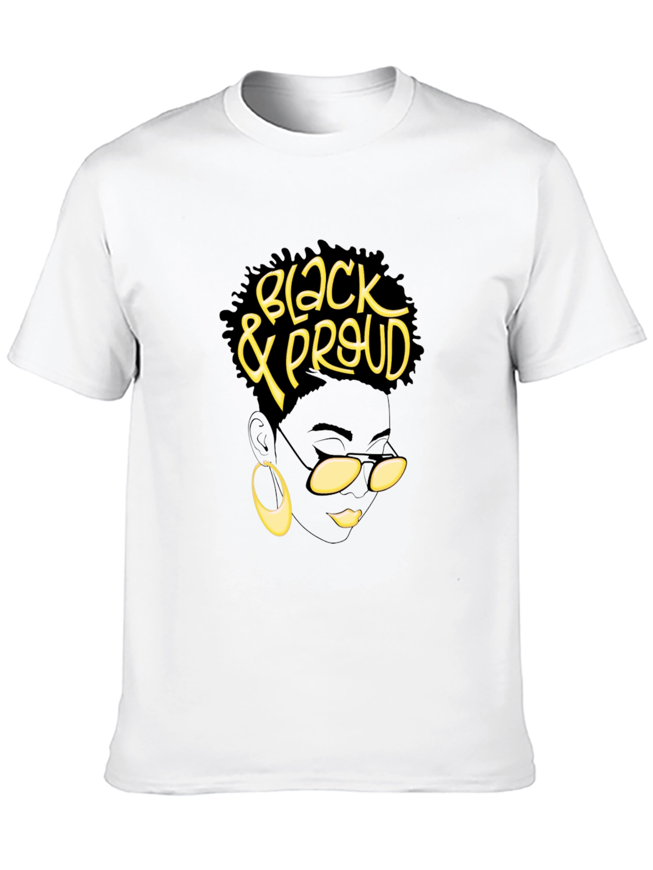 Black & Proud Graphic Tee - Stylish Statement T-Shirt - 10