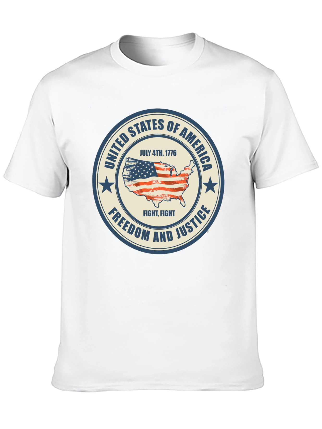 Black United States Patriotic T-Shirt view 10
