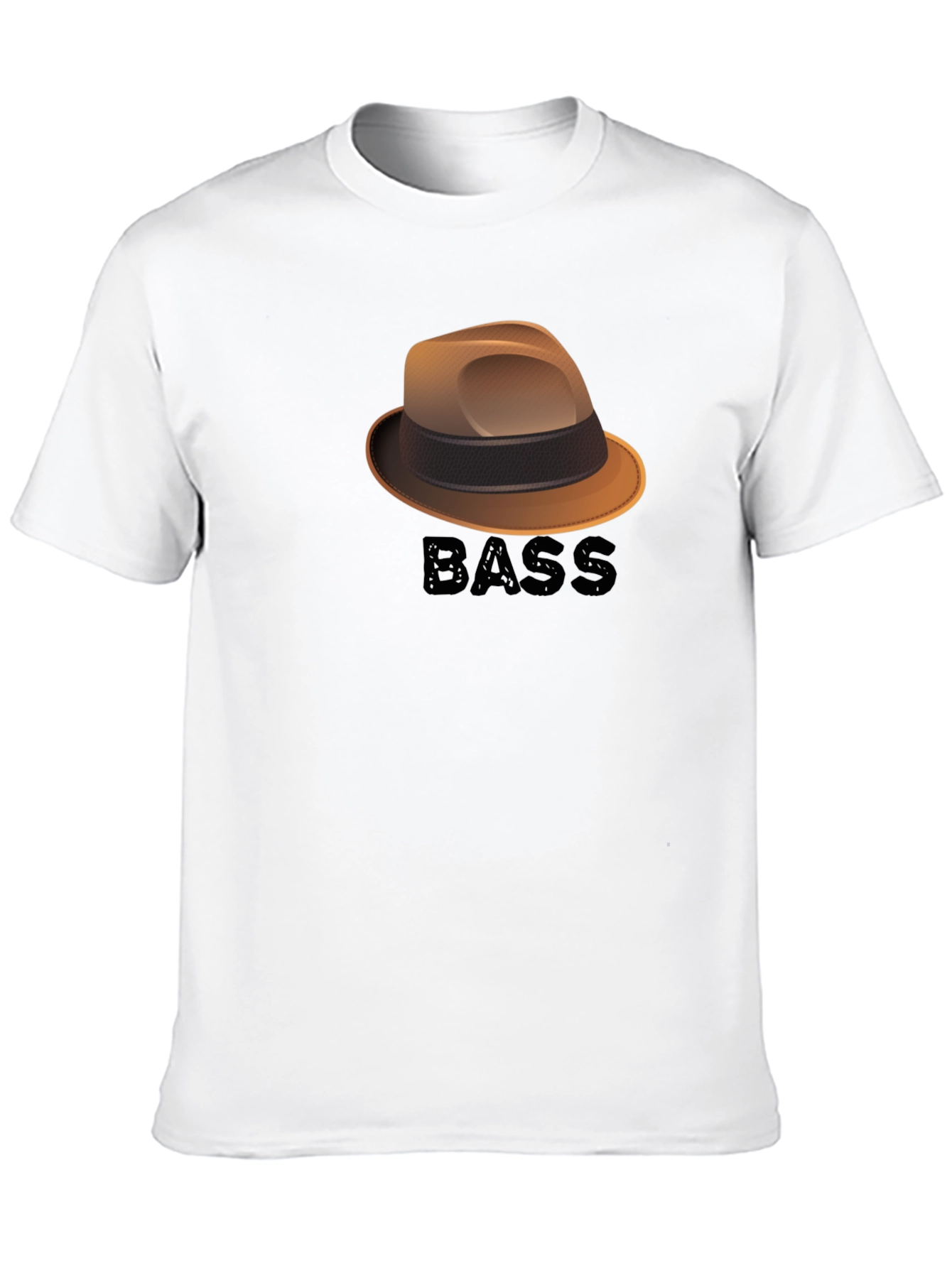 Black Bass Hat Graphic T-Shirt - Cool Music Lover Tee view 10