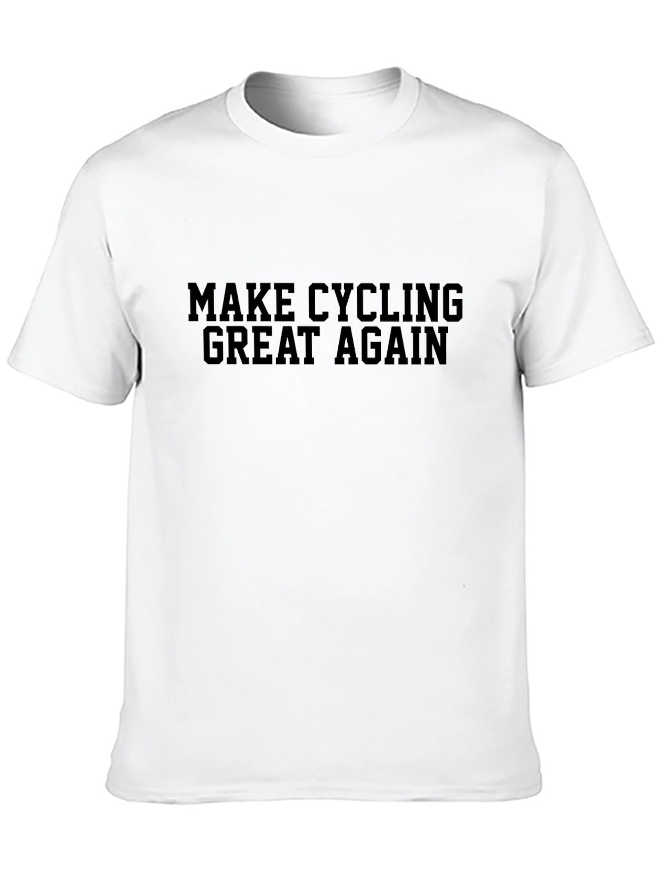 Black Make Cycling Great Again - Black T-Shirt view 10