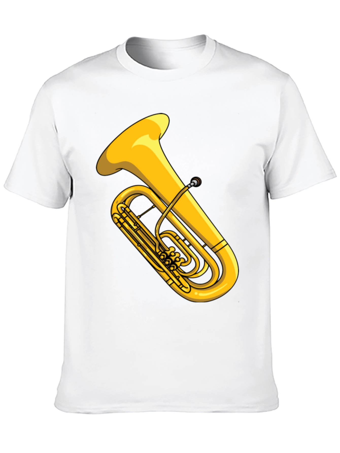 Black Tuba Graphic Tee - Musical Instrument Shirt view 10