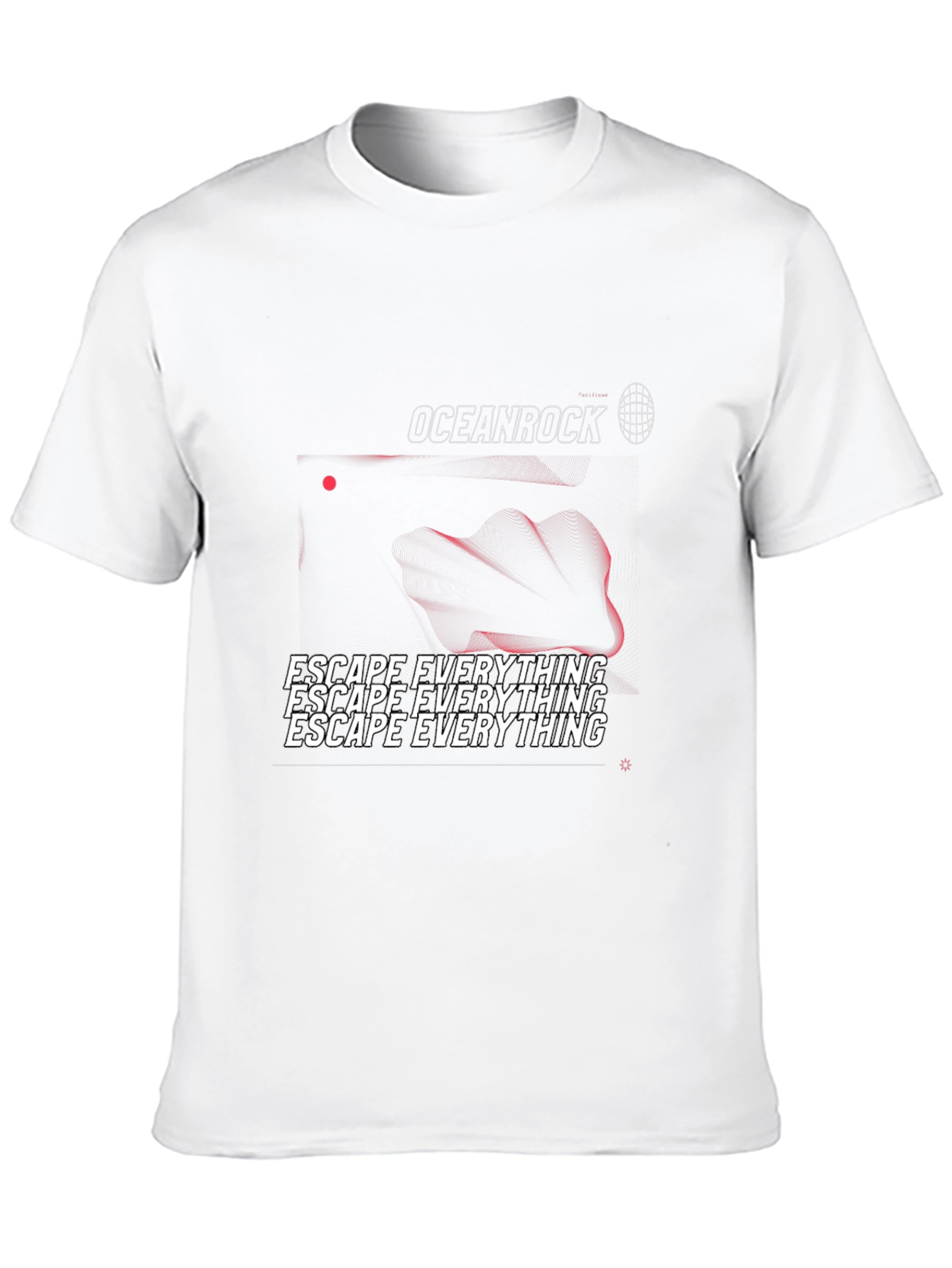 Black Oceanrock Escape Everything Graphic Tee view 10