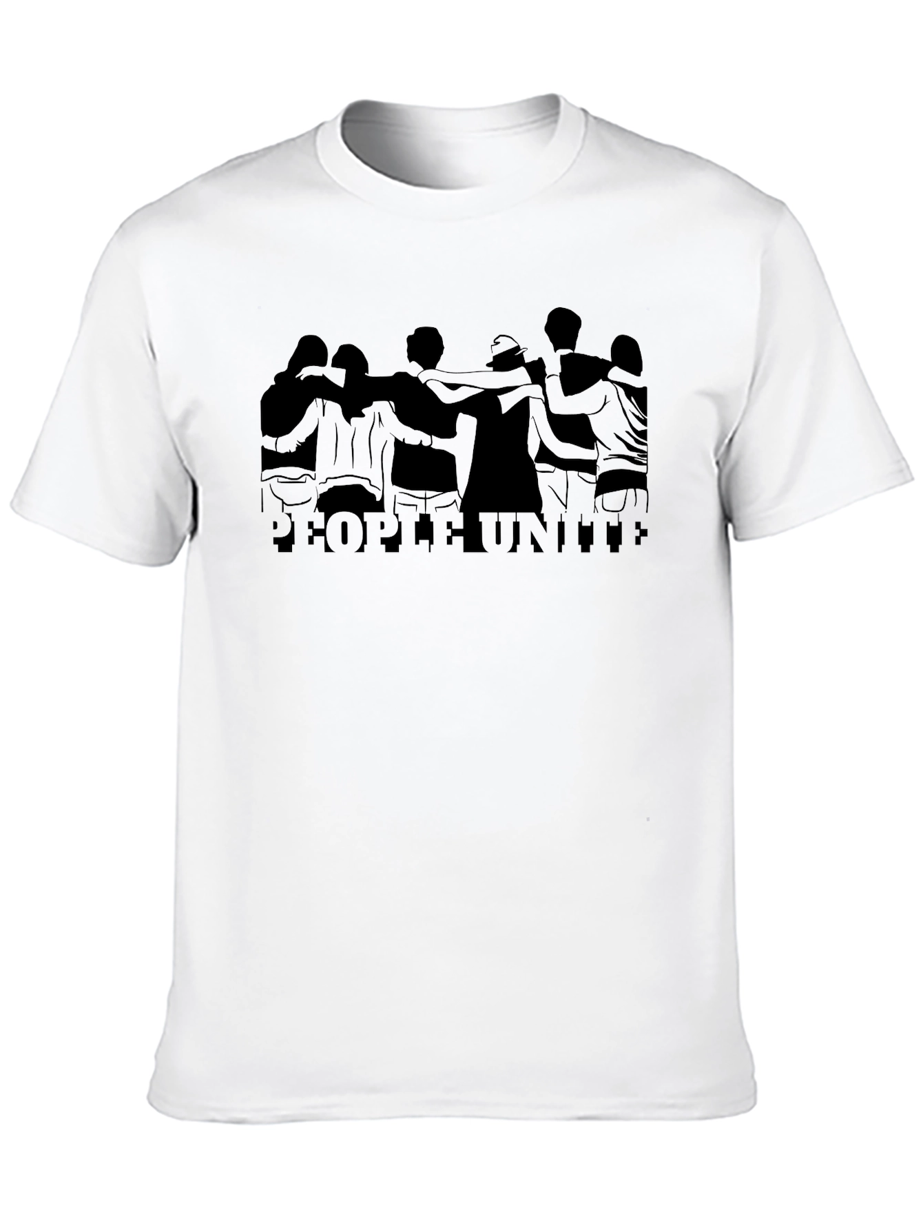 Black People United Graphic Tee - Black view 10