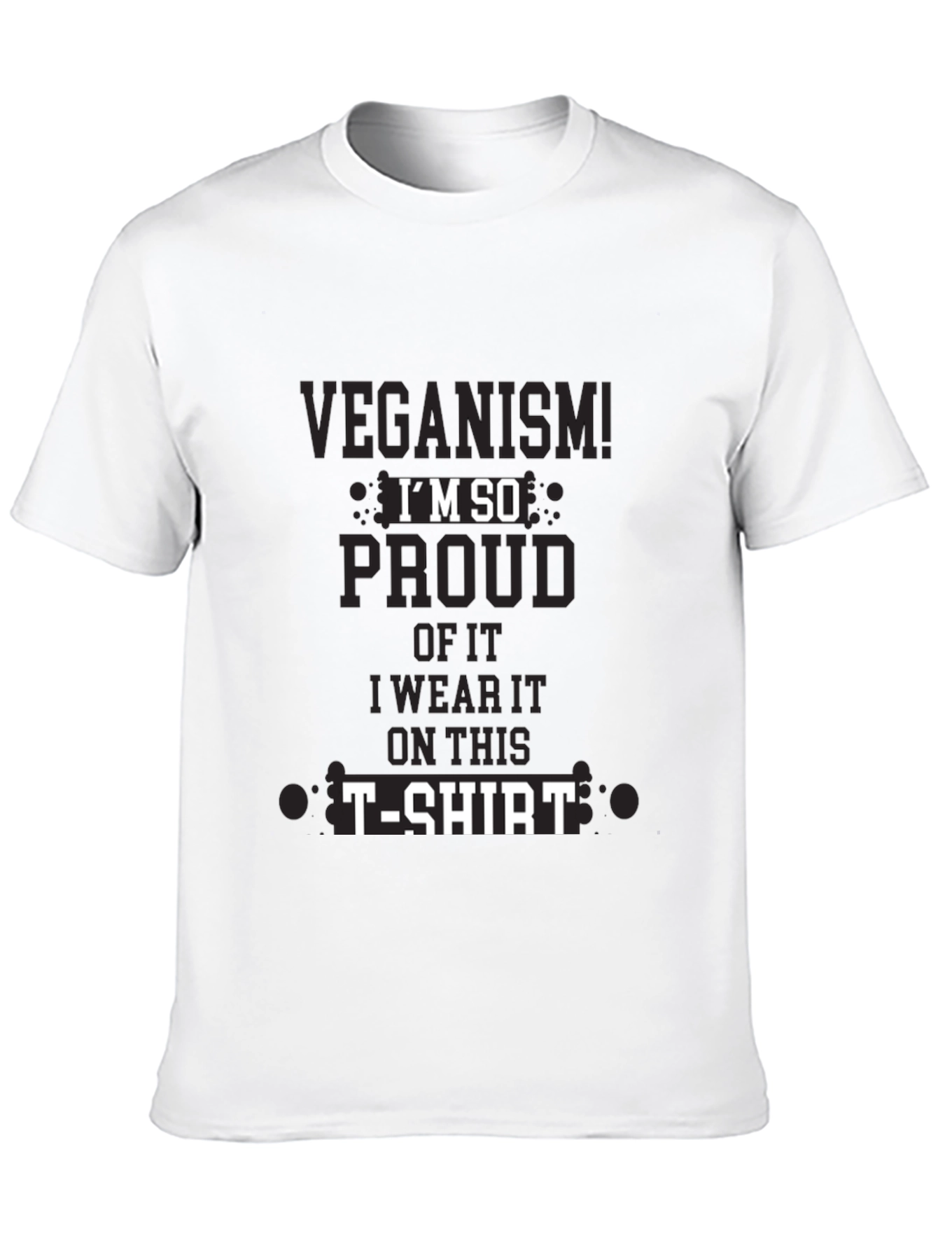 Black Veganism Pride T-Shirt - Soft Cotton Tee view 10