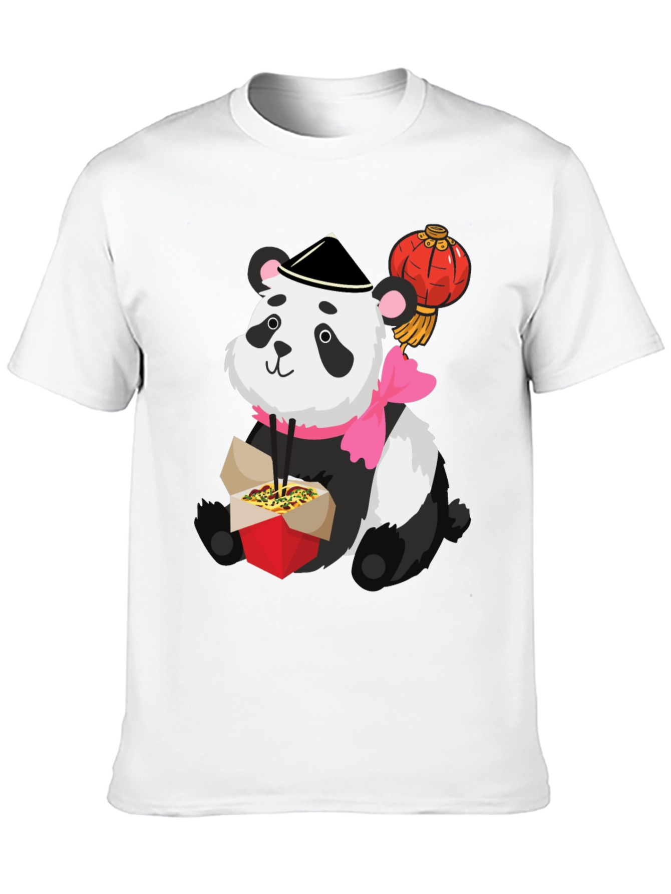 Black Panda Takeout Graphic Tee view 10