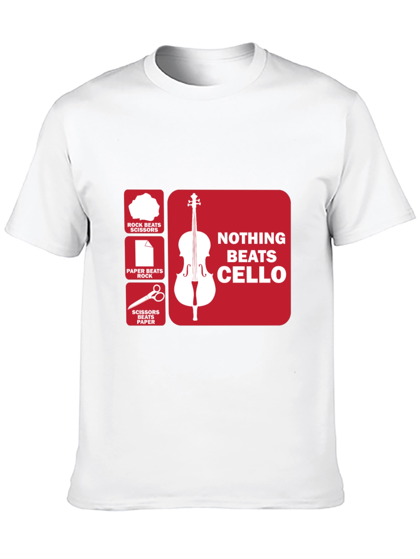 Black Nothing Beats Cello T-Shirt - Rock, Paper, Scissors  view 10