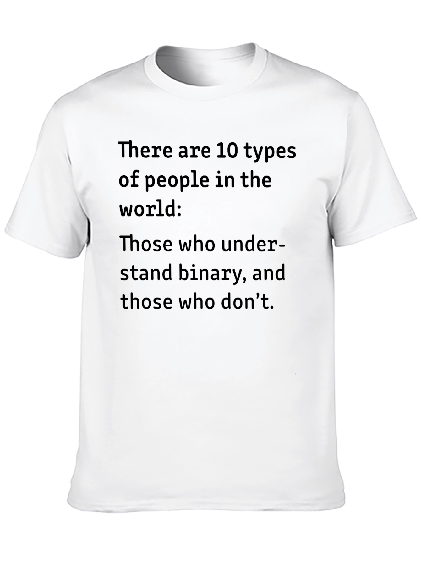 Black Binary Humor T-Shirt - Programmer Gift view 10