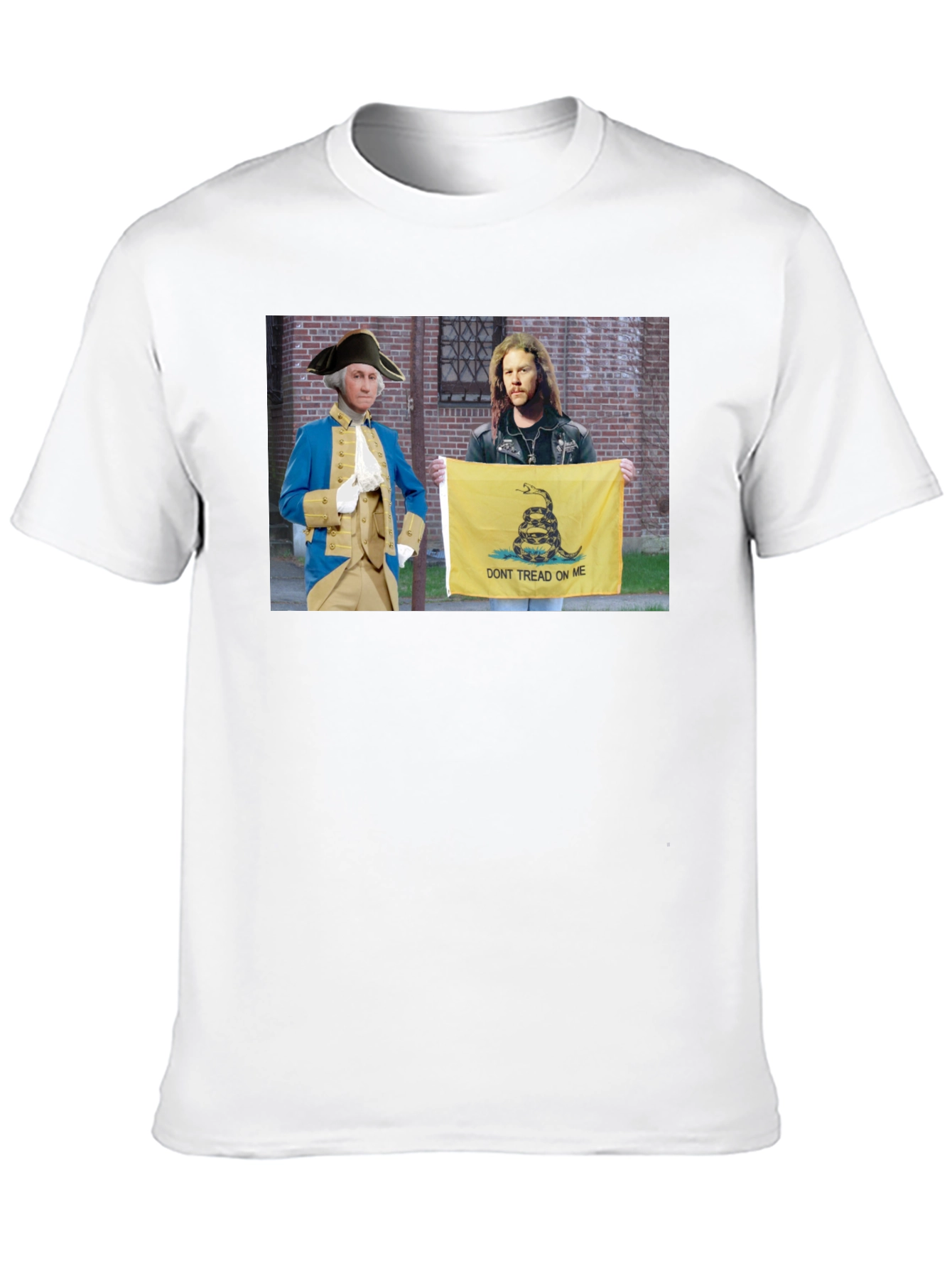 Black Washington & Metallica Tee - Don't Tread On Me view 10