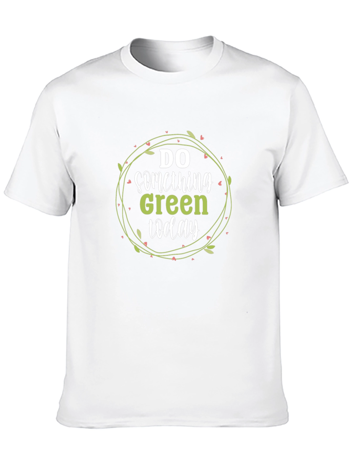 Black Go Green T-Shirt: Do Something Green Today view 10