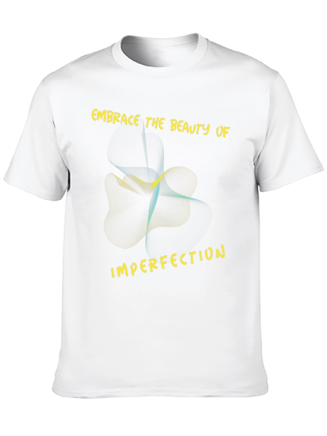 Black Embrace Imperfection Graphic Tee view 10