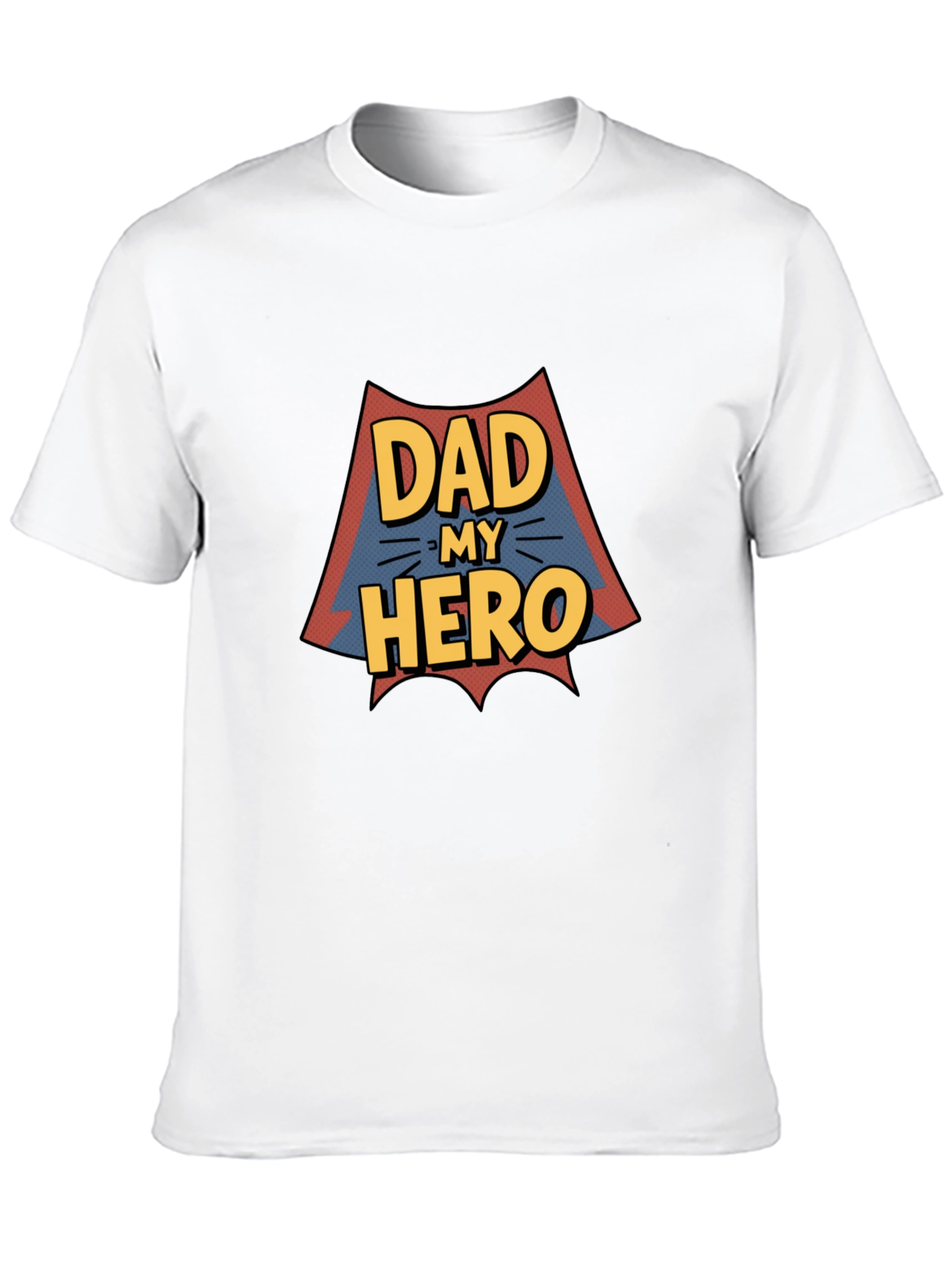 Dad My Hero Graphic Print T-Shirt - 10