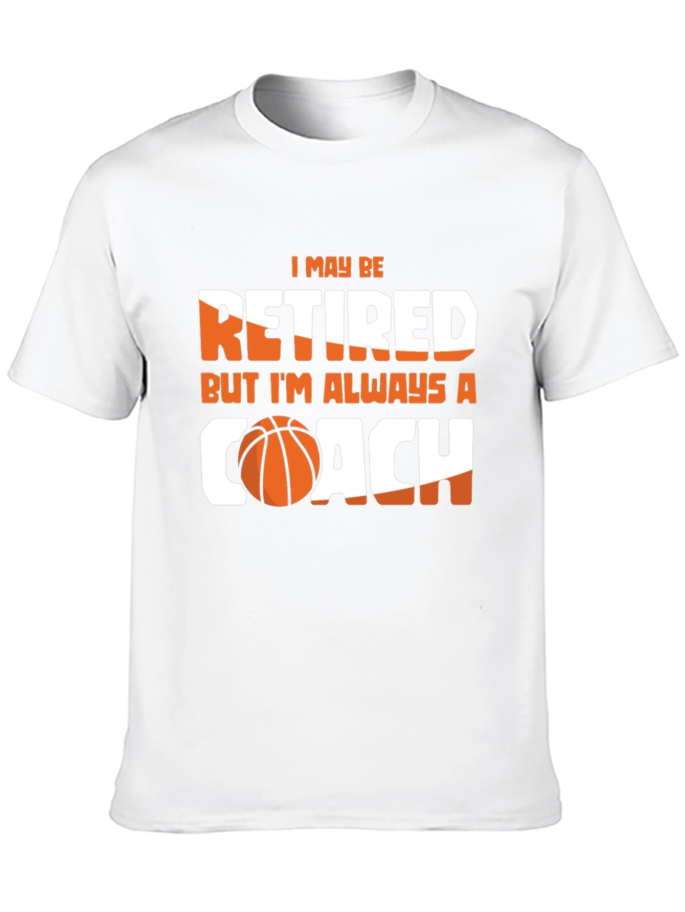 Black Retired But Always A Coach T-Shirt - Basketball Lover Tee view 10