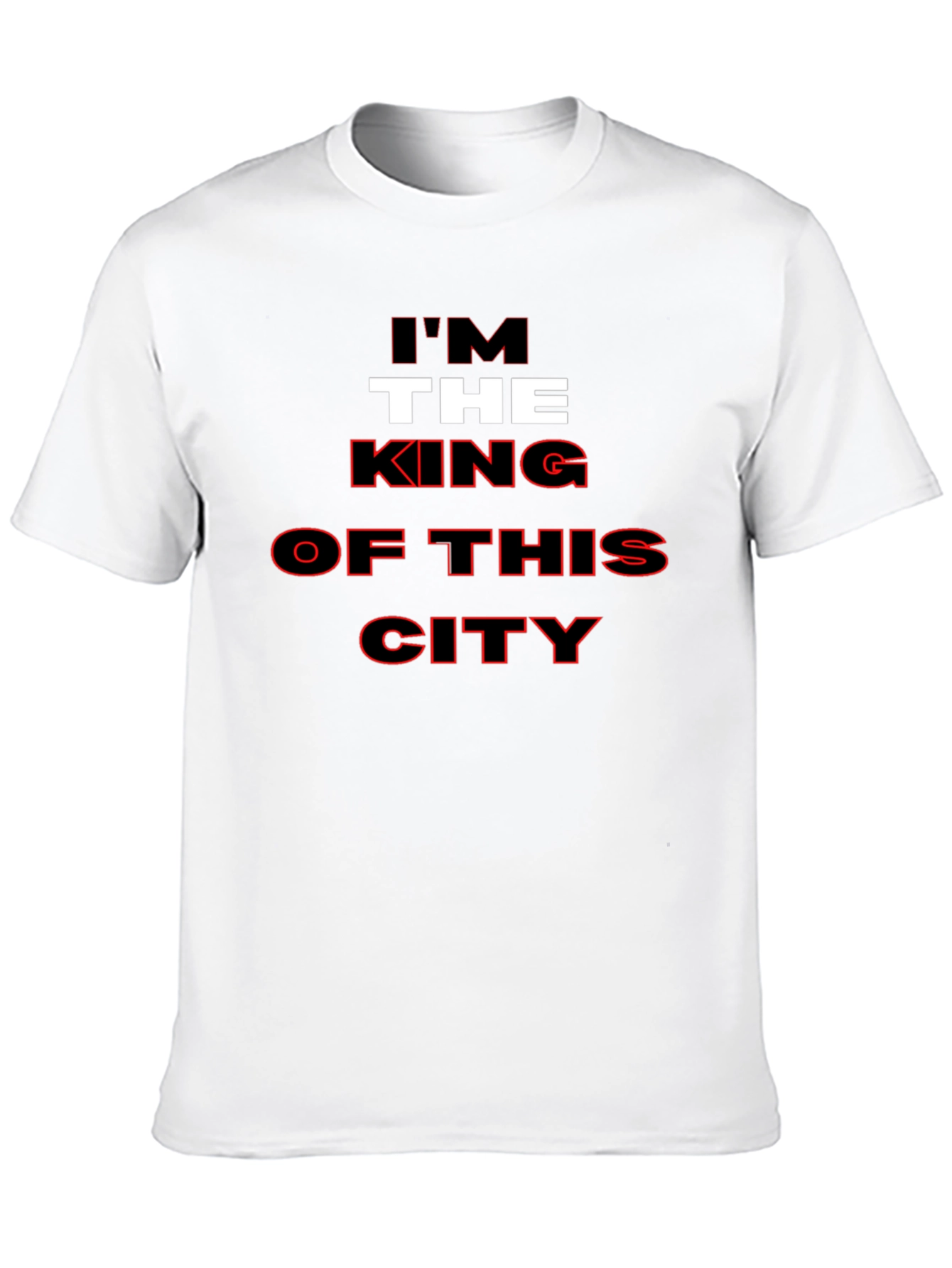 Black I'm The King of This City Black T-Shirt view 10