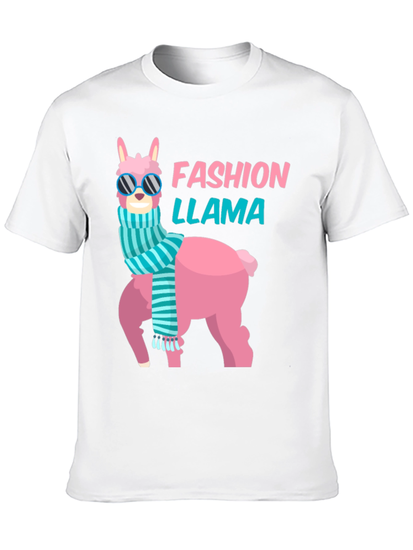 Black Fashion Llama T-Shirt - Stylish Graphic Tee view 10