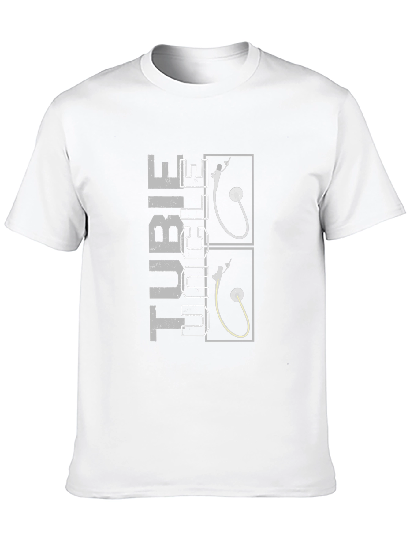 Black Funny Tubicle T-Shirt - Medical Humor view 10