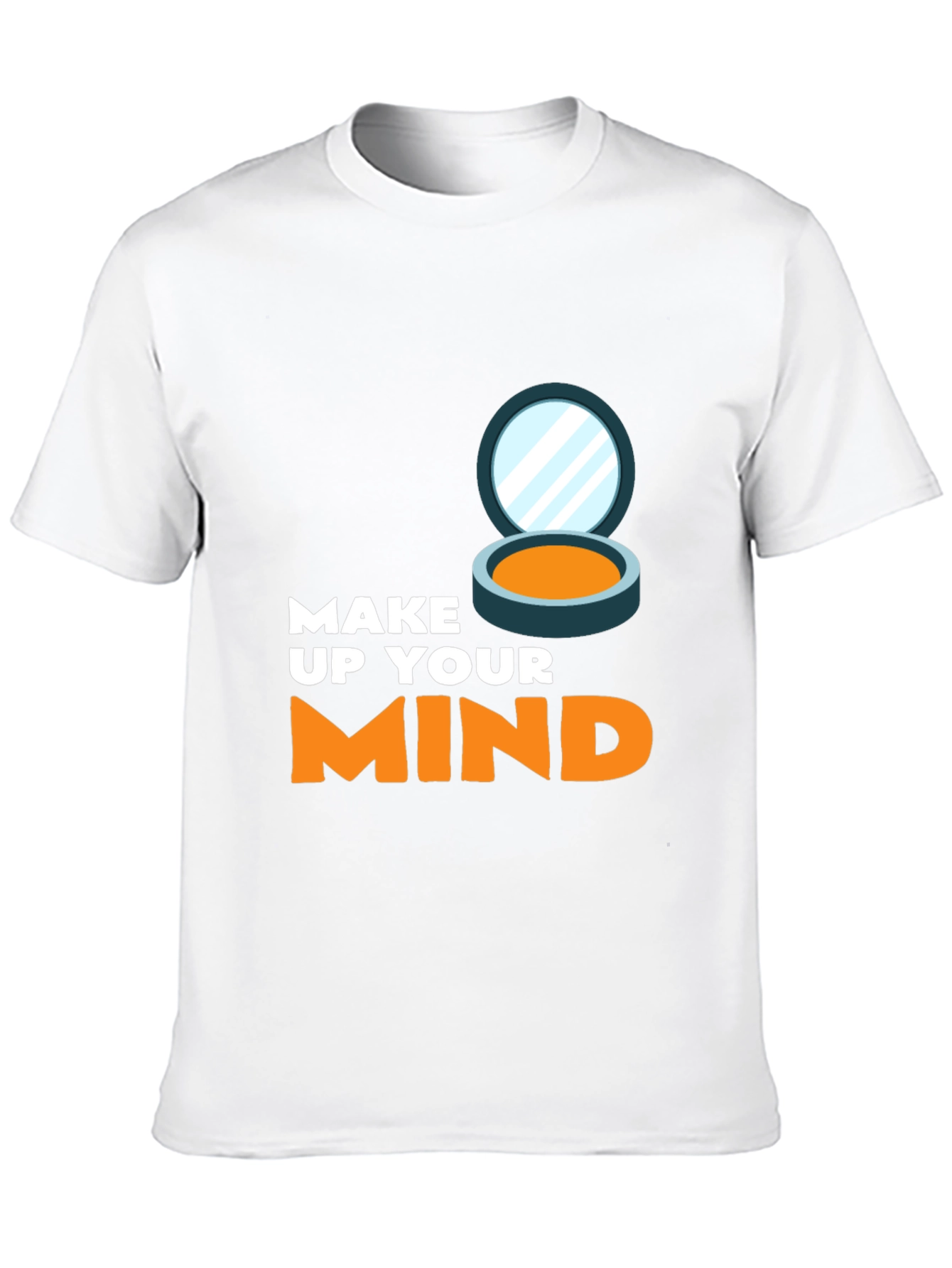 Black Make Up Your Mind Graphic Tee view 10