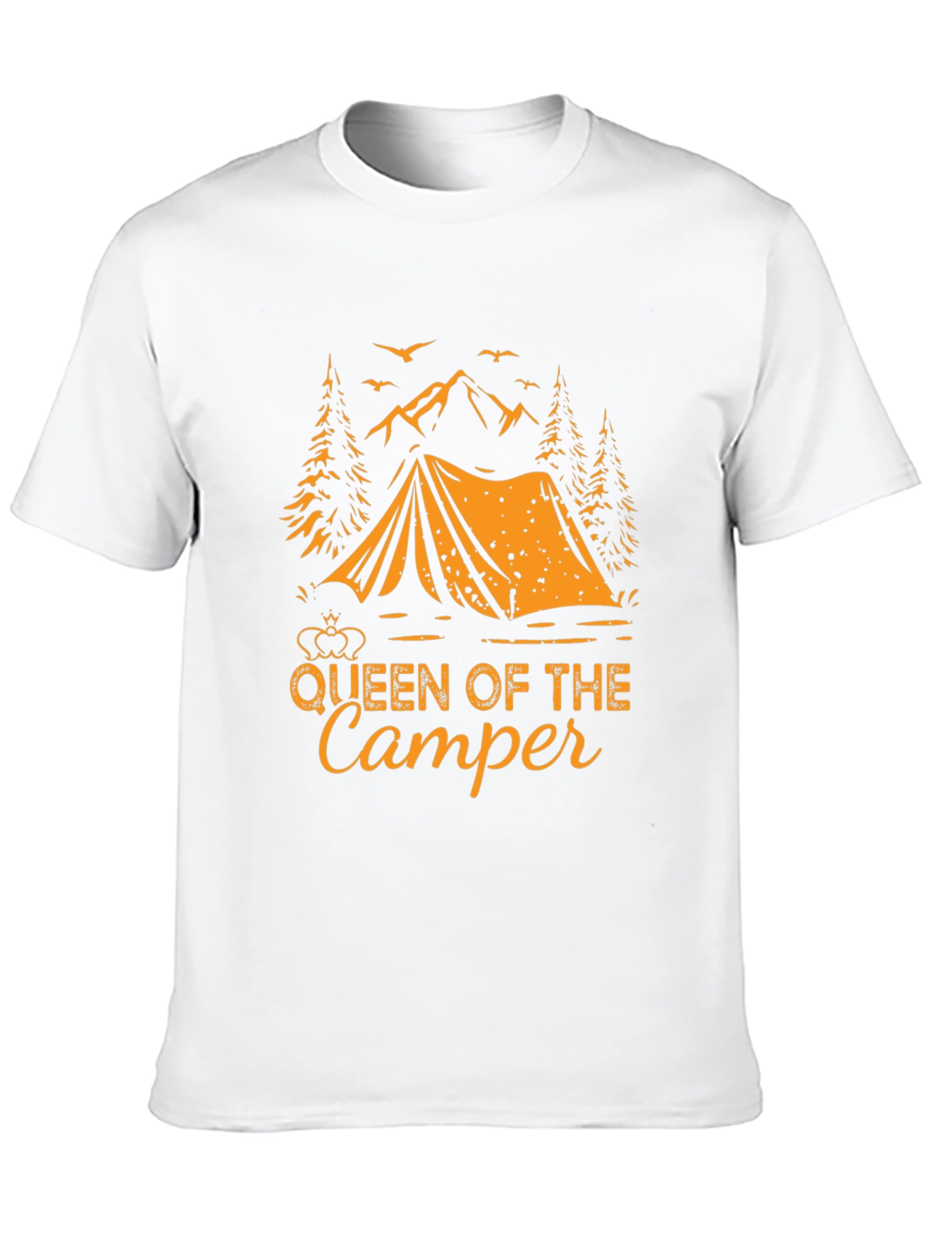 Black Queen of the Camper Graphic T-Shirt view 10